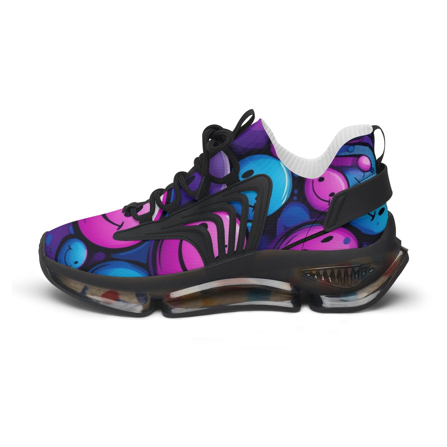 Vibrant Women's Mesh Sneakers, Colorful Running Shoes, Trendy Athletic Footwear, Stylish Fitness Sneakers, Unique Sport Shoes, [...]
