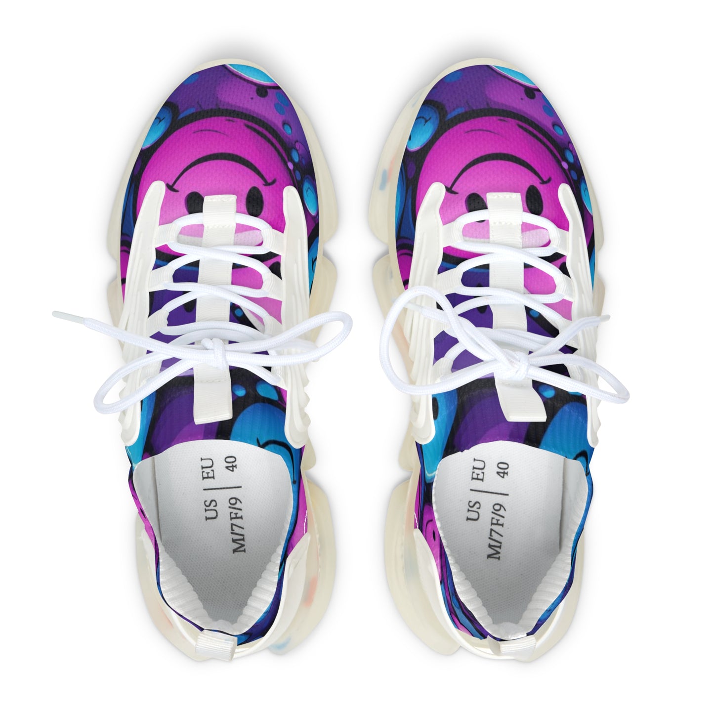 Vibrant Women's Mesh Sneakers, Colorful Running Shoes, Trendy Athletic Footwear, Stylish Fitness Sneakers, Unique Sport Shoes, [...]