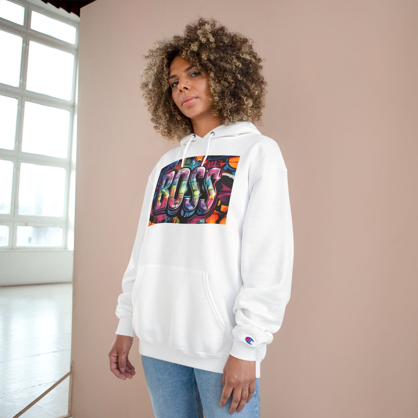 Boss Graffiti Hoodie - Street Style Sweatshirt, Urban Fashion, Gift for Him/Her, Trendy Outfit, Unique Graphic Apparel