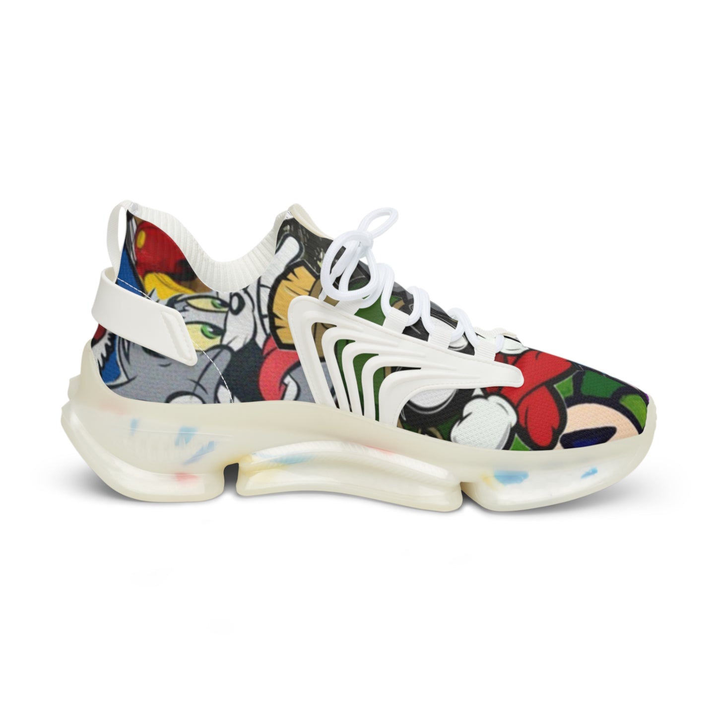 Sneakers Cartoon Mashup Men's Mesh