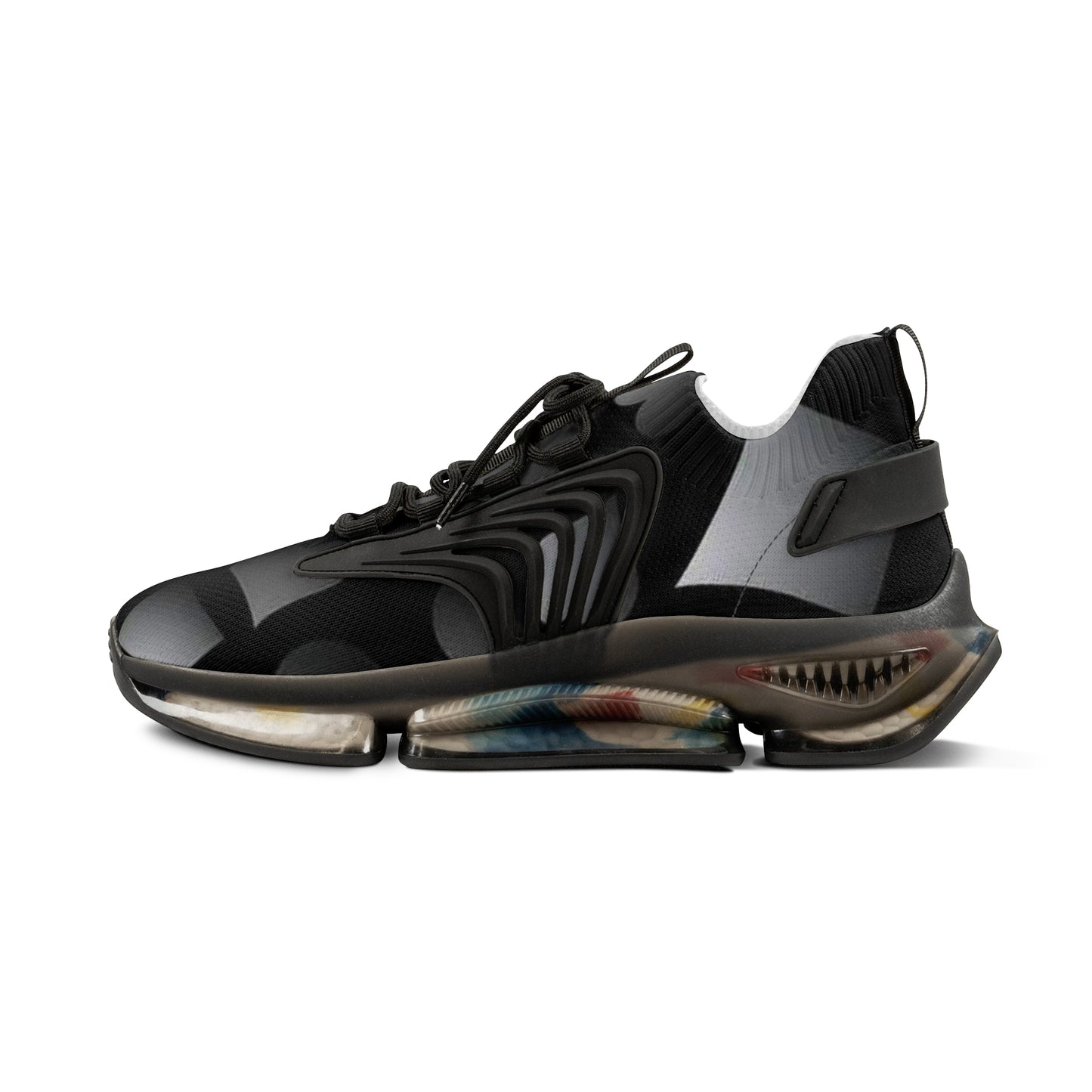 Mesh Sneakers - Dark Night Joker Playing Cards Design