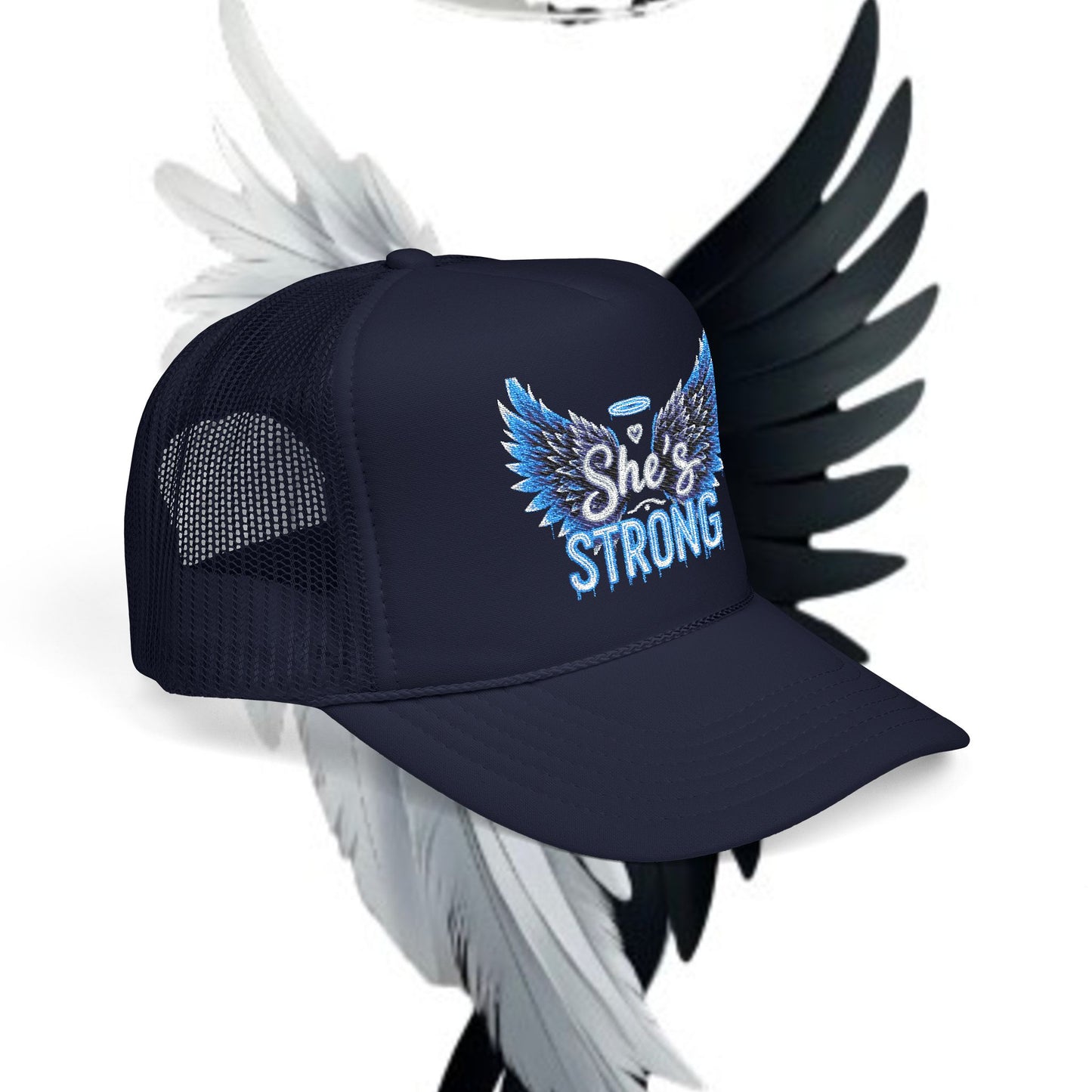 Embroidered Foam Trucker Hat - She Gifted Design