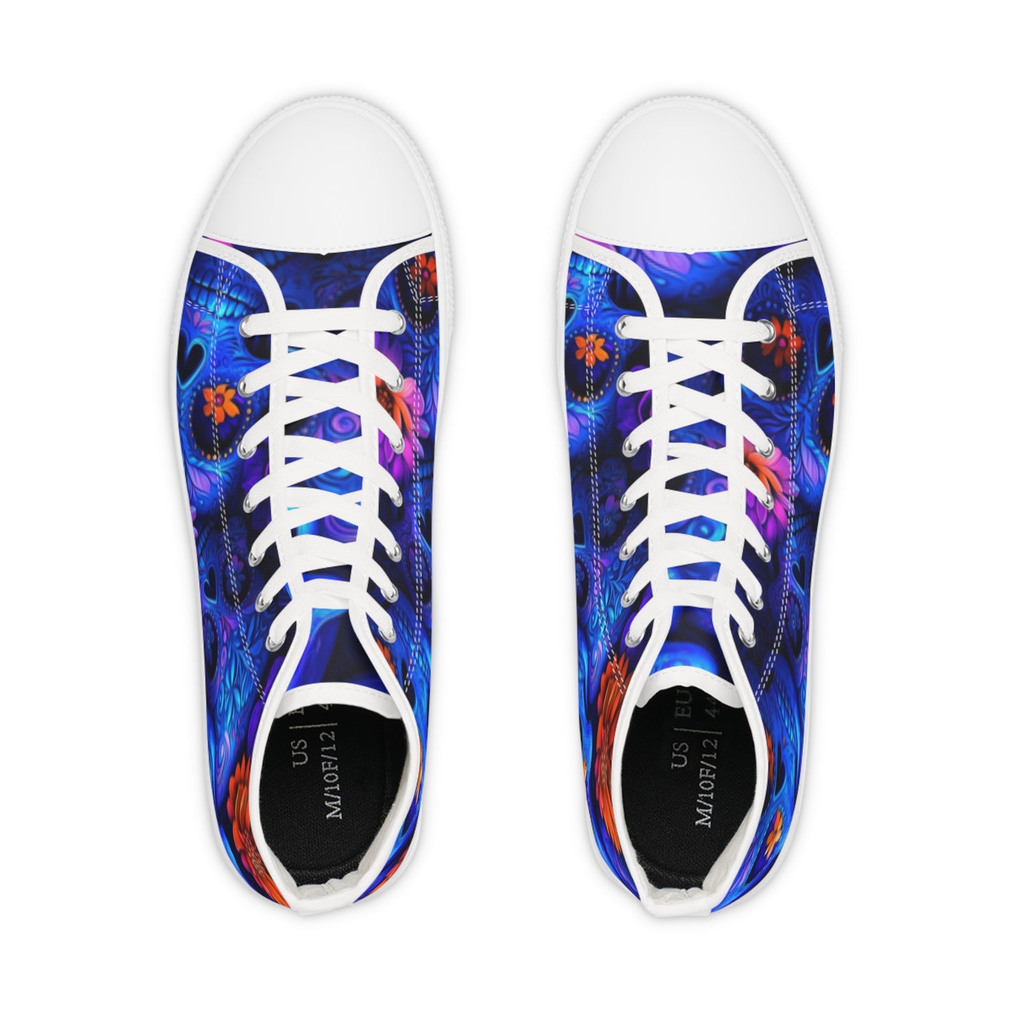 Vibrant High Top Sneakers for Men | Stylish Casual Footwear, Unique Gift for Him, Trendy Streetwear, Festival Shoes, Comfortable Sneakers