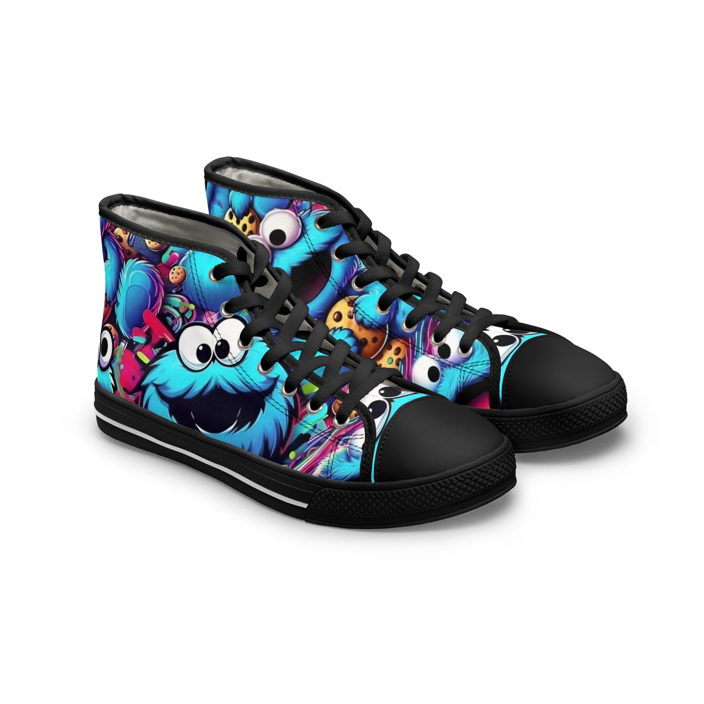 Cookie Monster High Top Sneakers