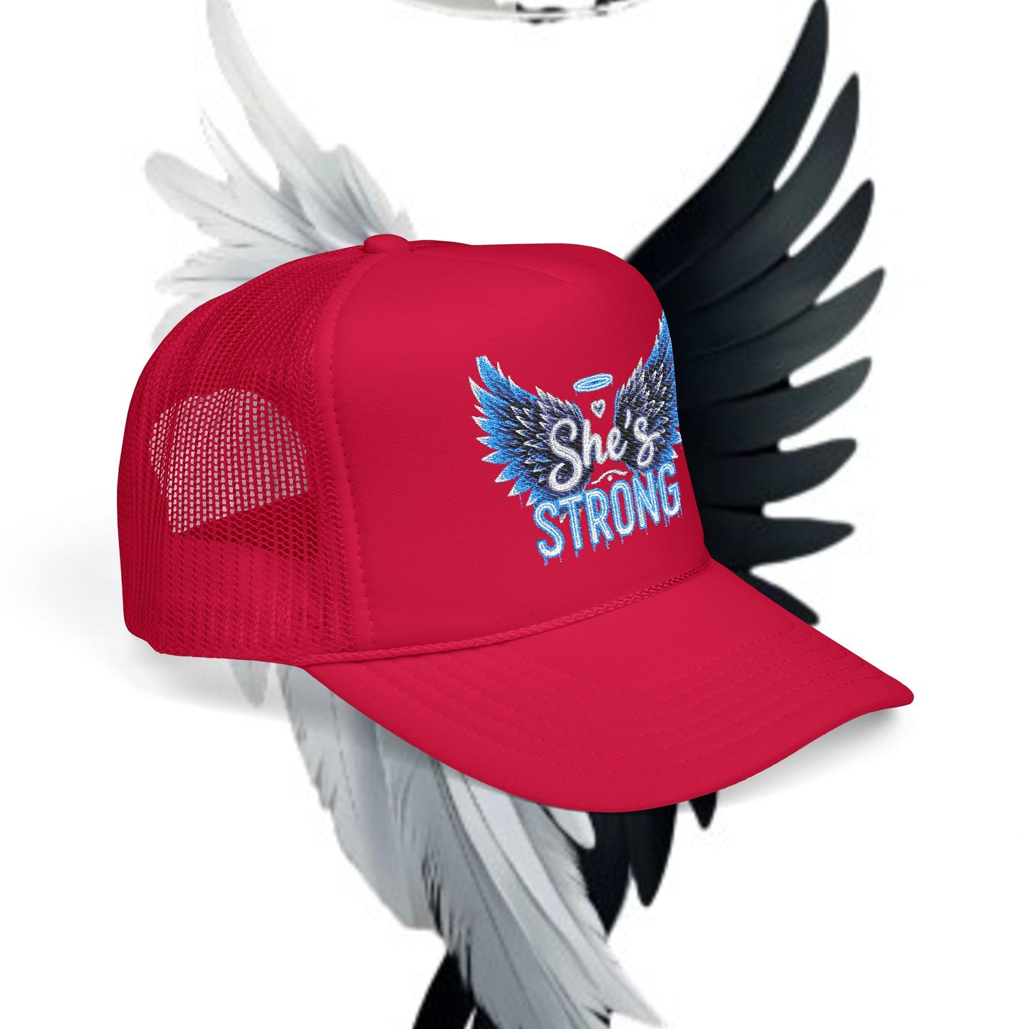 Embroidered Foam Trucker Hat - She Gifted Design