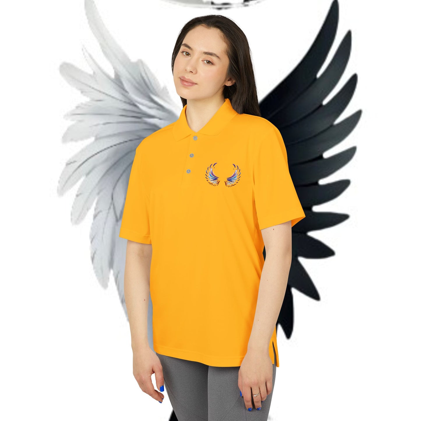 Polo Shirt Butterfly Wing Design