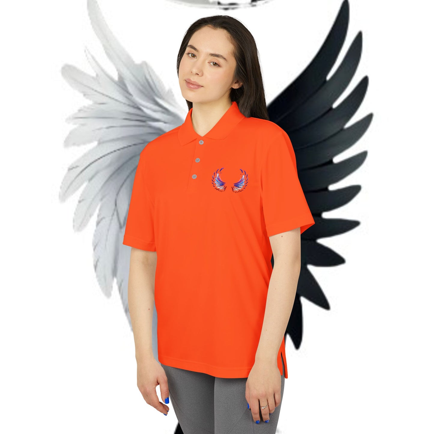 Polo Shirt Butterfly Wing Design