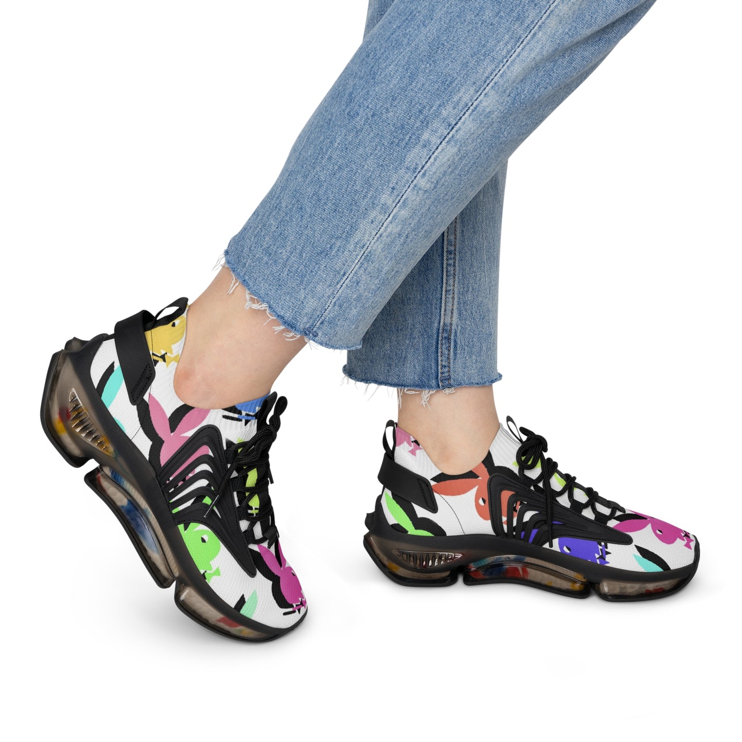 Whimsical Women's Mesh Sneakers - Colorful, Lightweight, Stylish for Daily Wear, Walking, Fitness, Spring, Summer Adventures