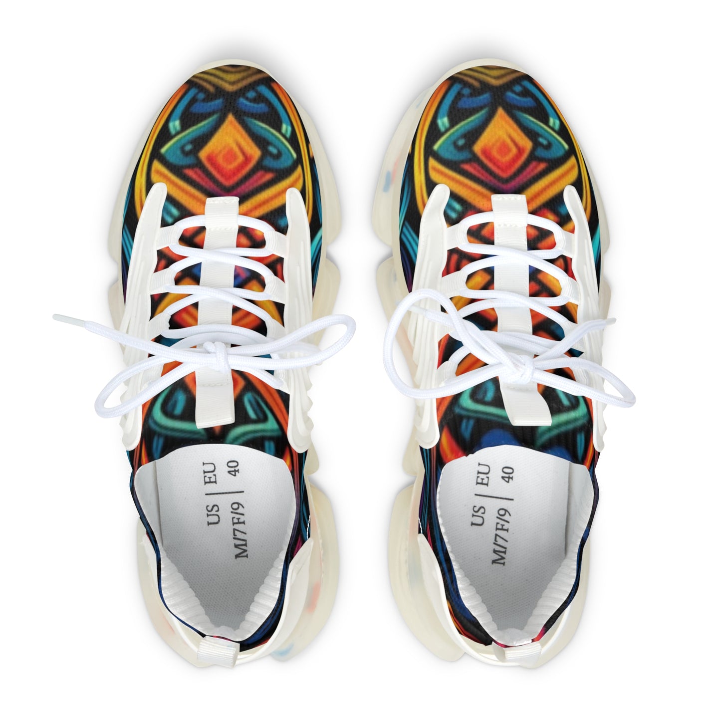 Vibrant Women's Mesh Sneakers | Trendy Athletic Shoes for Fashionistas, Casual Wear, Running, Gift for Her, Summer Vibes