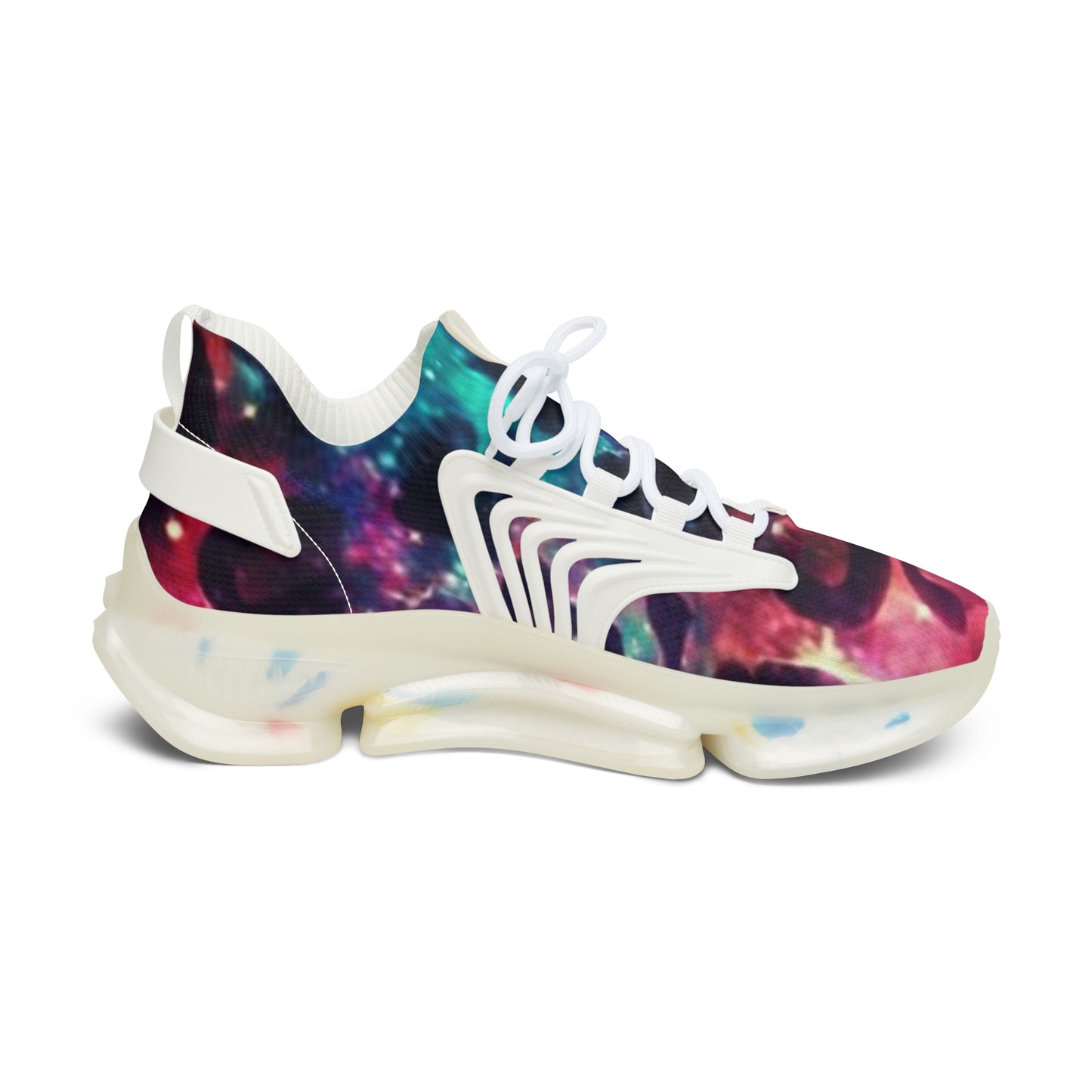 Mesh Sneakers - Space Cheetah Print Women's Shoes