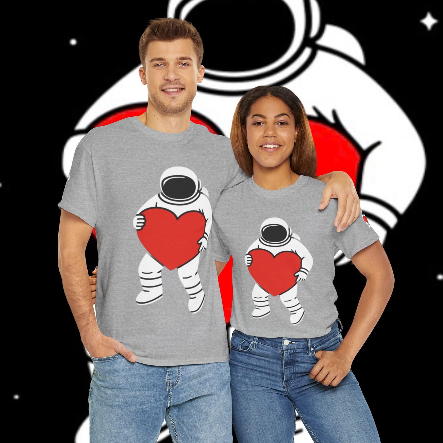 Couples Unisex Tee Collection - Short Sleeve Shirts for Besties and Couples