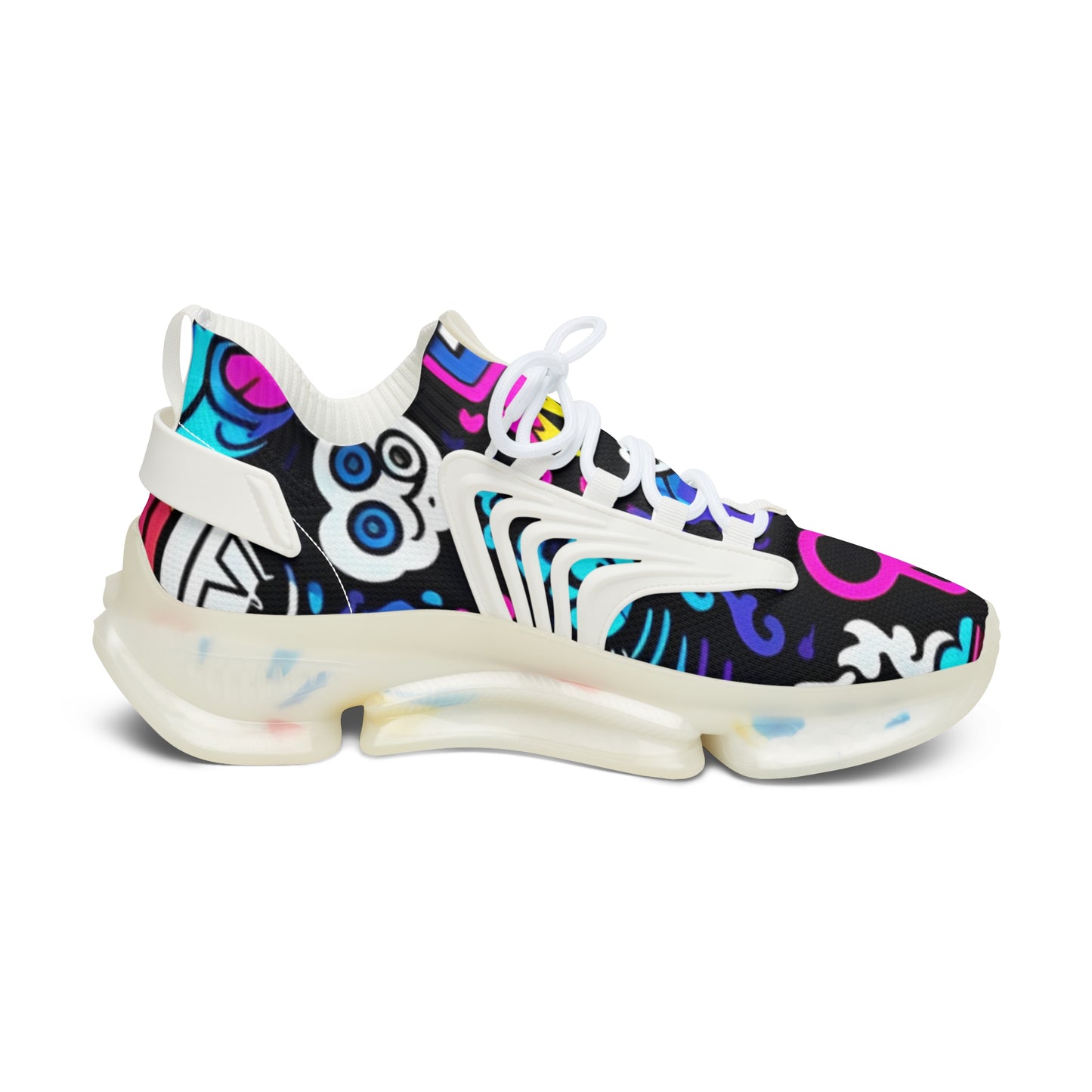 Colorful Women's Mesh Sneakers - Stylish Athletic Shoes, Trendy Footwear, Unique Sneakers, Casual Fashion, Gifts for Her