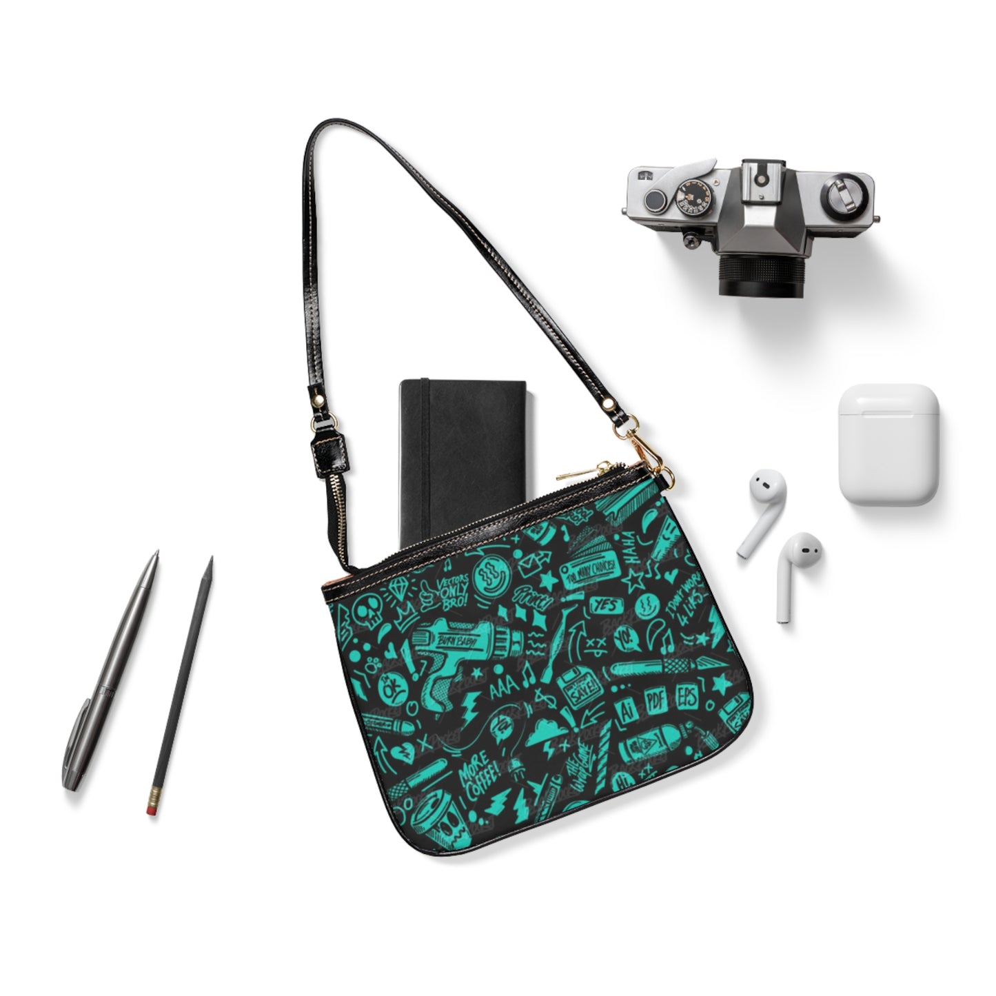 Trendy Small Shoulder Bag | Unique Pattern Handbag, Everyday Purse, Girls' Night Out, Stylish Gift, Casual Chic