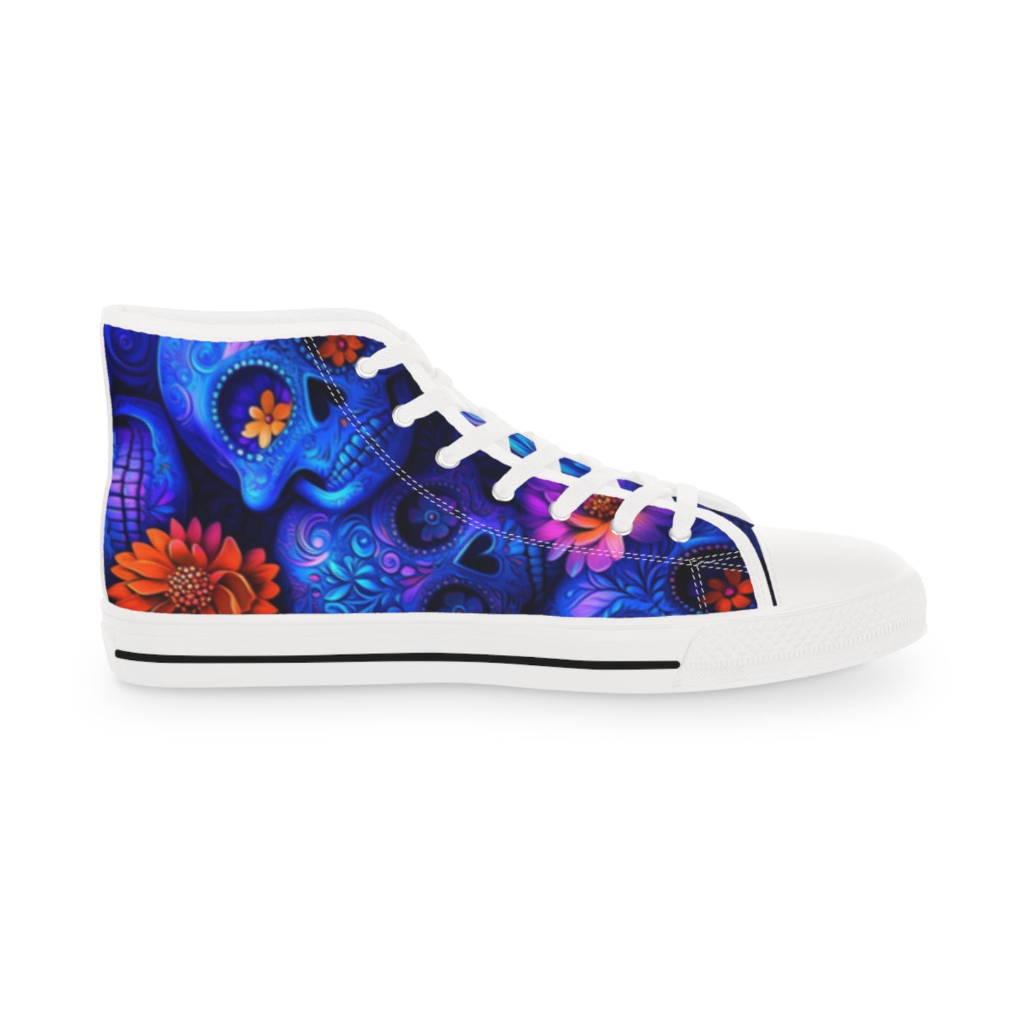 Vibrant High Top Sneakers for Men | Stylish Casual Footwear, Unique Gift for Him, Trendy Streetwear, Festival Shoes, Comfortable Sneakers