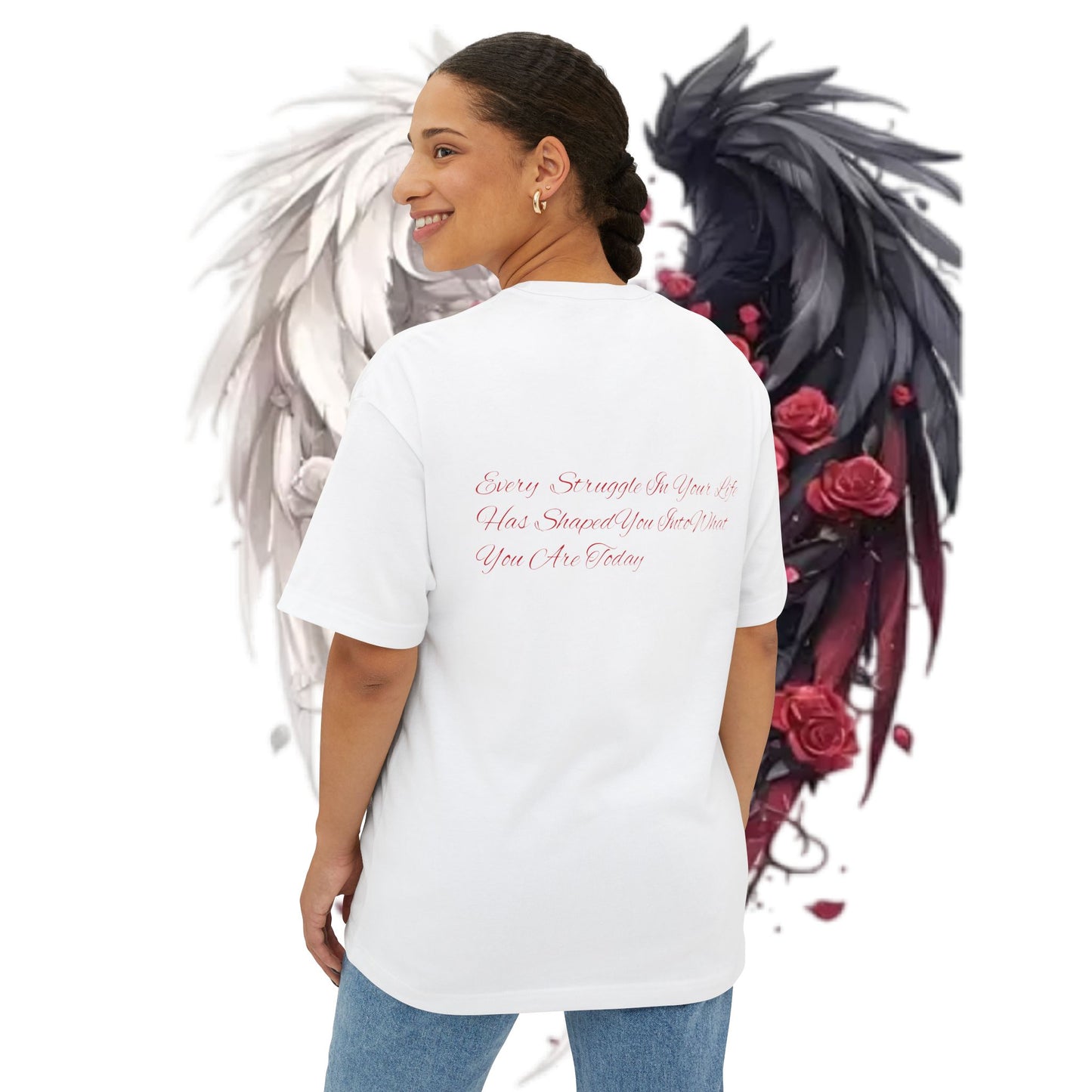 Oversized Tees Angel & Demon Collection - Celestial Streetwear Attitude