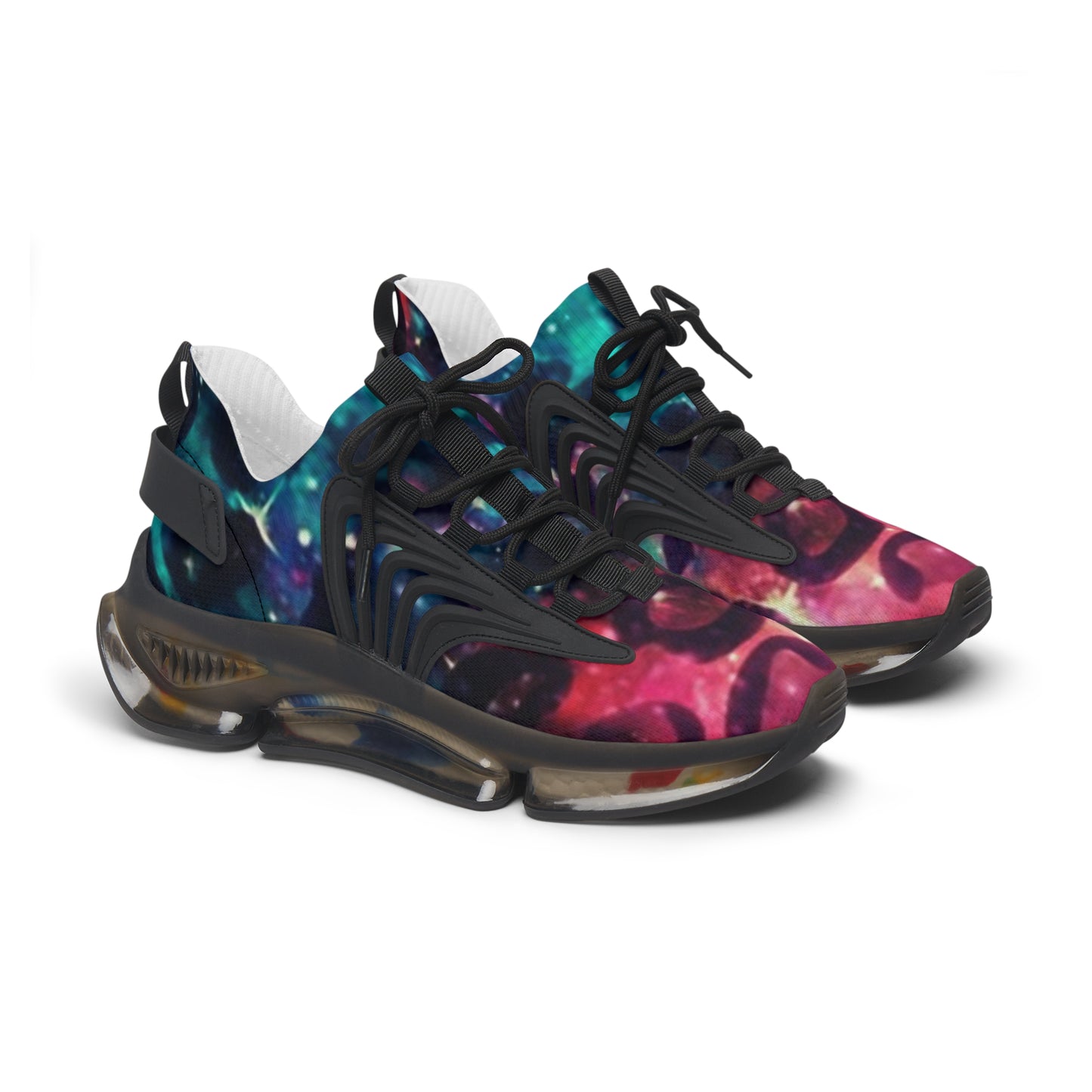 Mesh Sneakers - Space Cheetah Print Women's Shoes