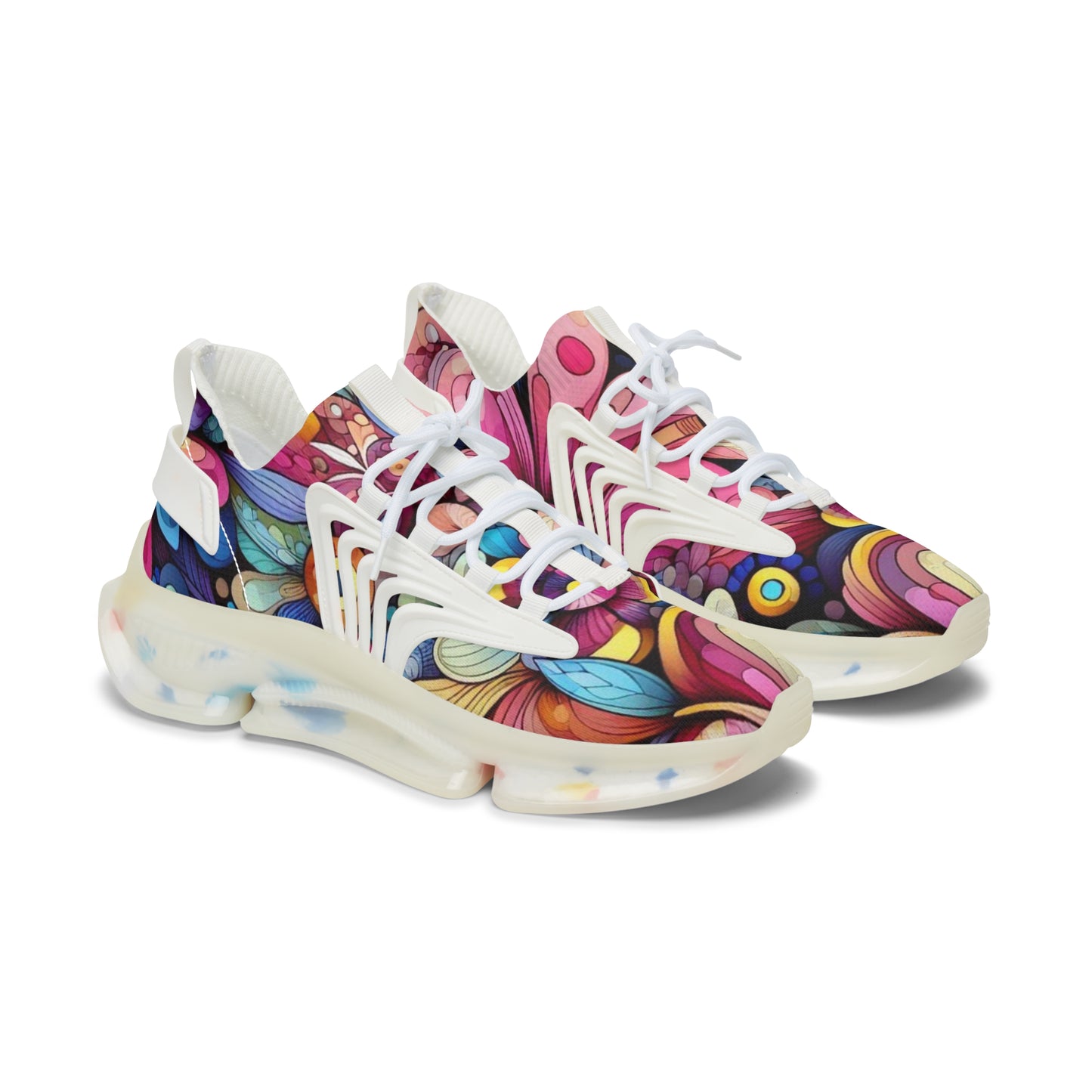Colorful Women's Mesh Sneakers - Stylish Athletic Shoes for Fitness, Casual Wear, Travel, Festivals, and Everyday Comfort