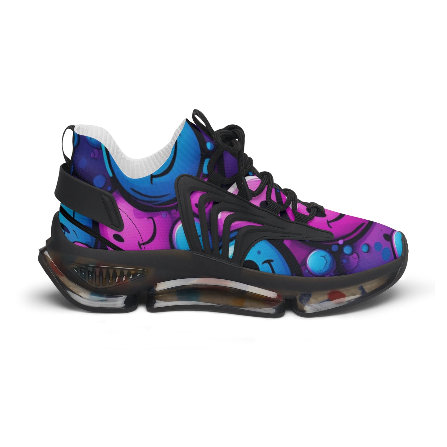 Vibrant Women's Mesh Sneakers, Colorful Running Shoes, Trendy Athletic Footwear, Stylish Fitness Sneakers, Unique Sport Shoes, [...]