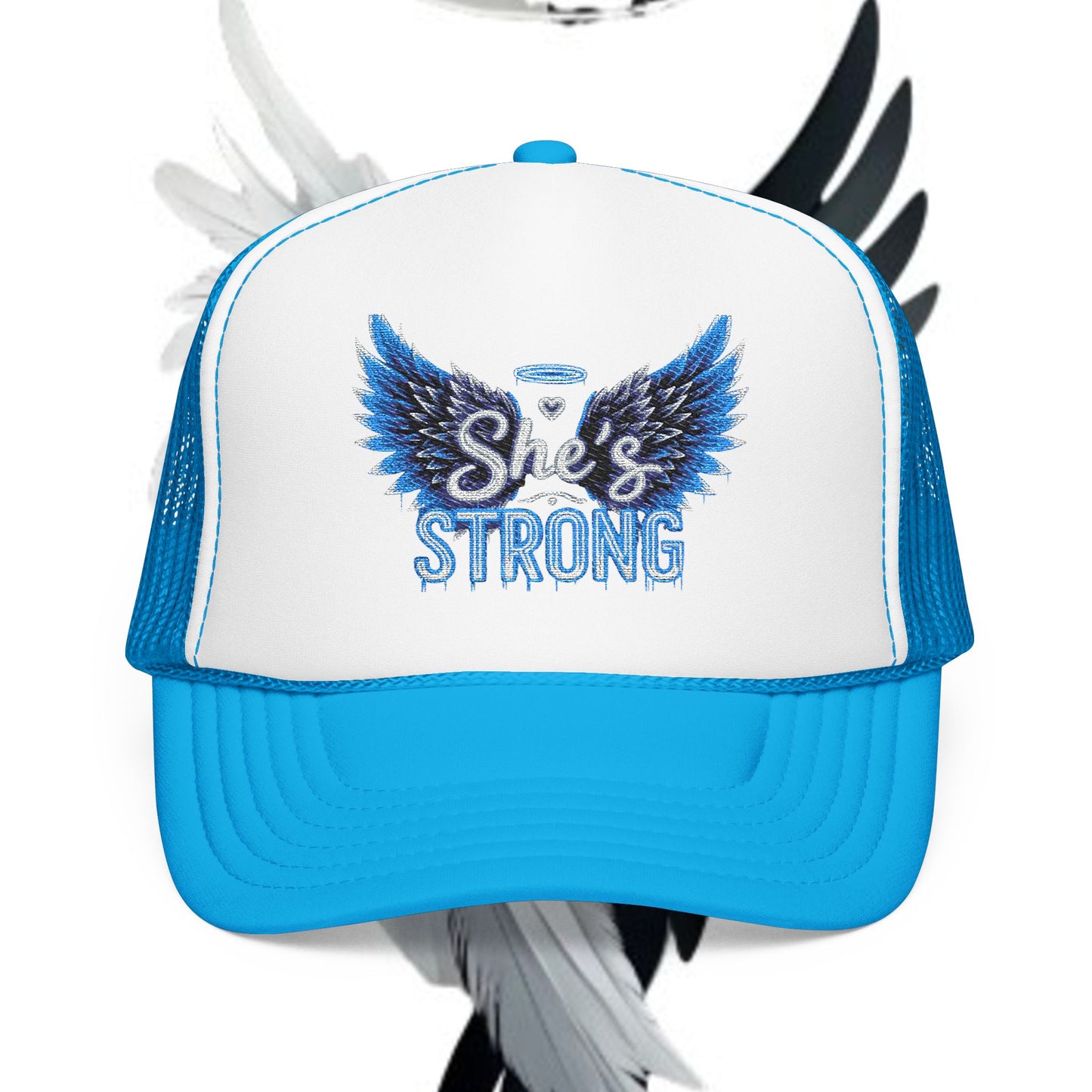 Embroidered Foam Trucker Hat - She Gifted Design