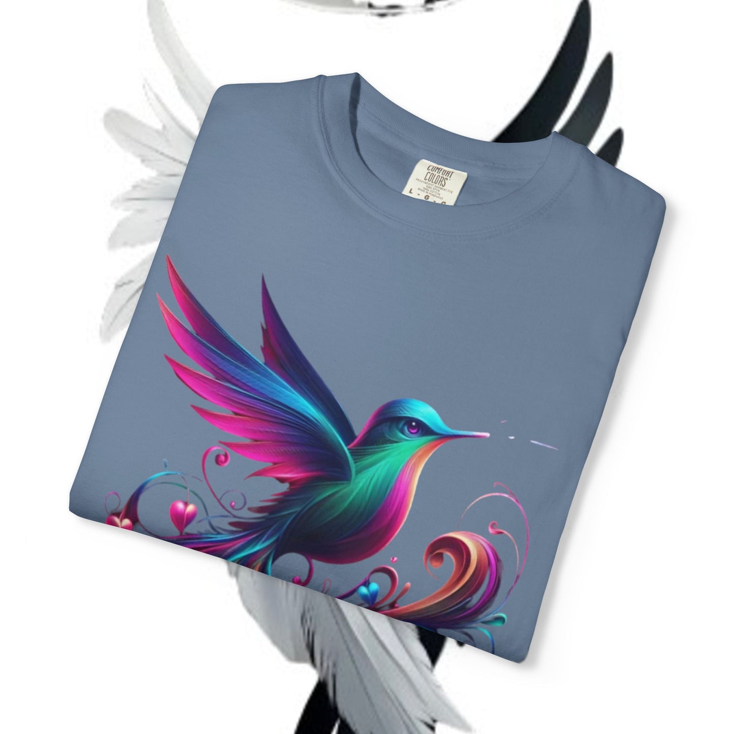 Garment-Dyed T-shirt - Freedom is a Blessing Design