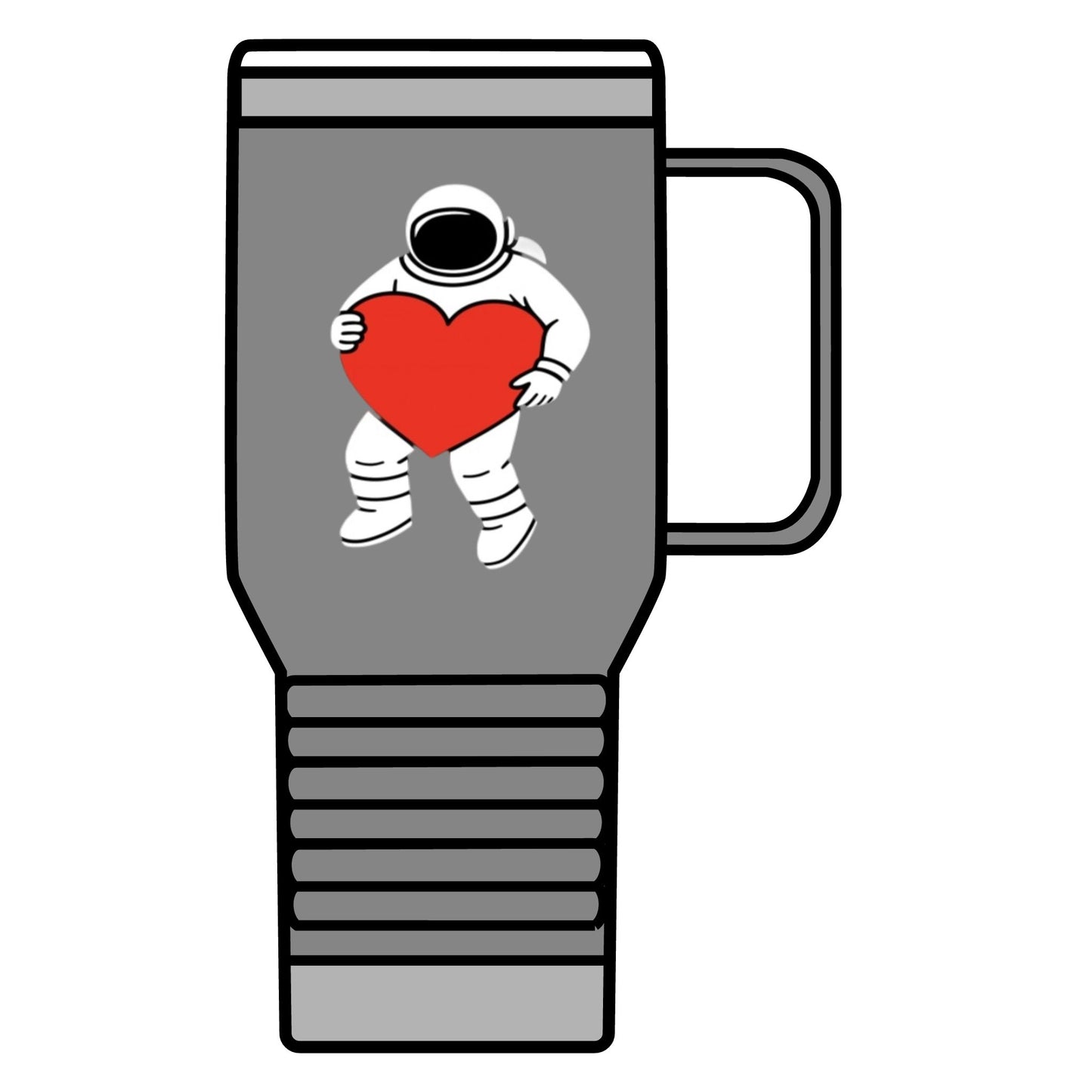 Astronaut Love Travel Mug, Cosmic Coffee Cup, Gift for Space Lovers, Heartwarming Travel Mug, Unique Space-Themed Drinkware, [...]