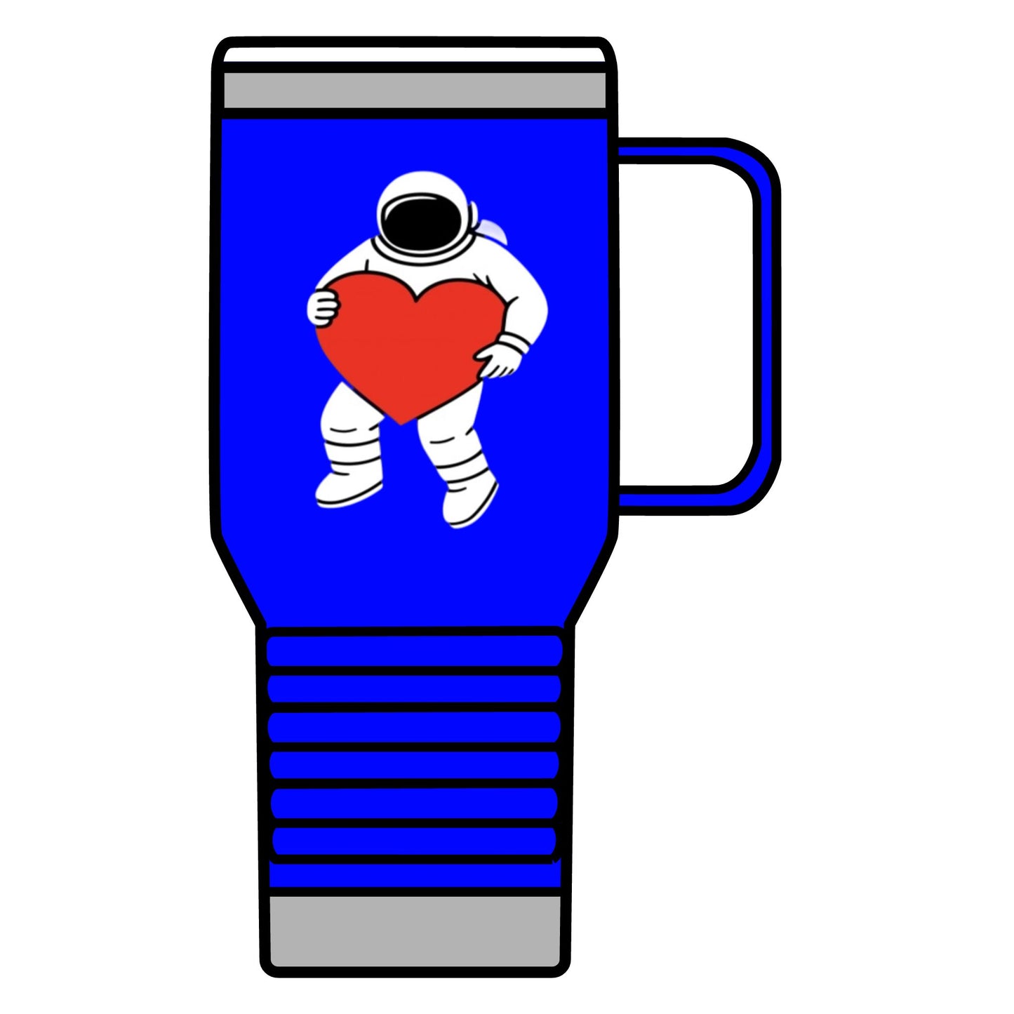 Astronaut Love Travel Mug, Cosmic Coffee Cup, Gift for Space Lovers, Heartwarming Travel Mug, Unique Space-Themed Drinkware, [...]