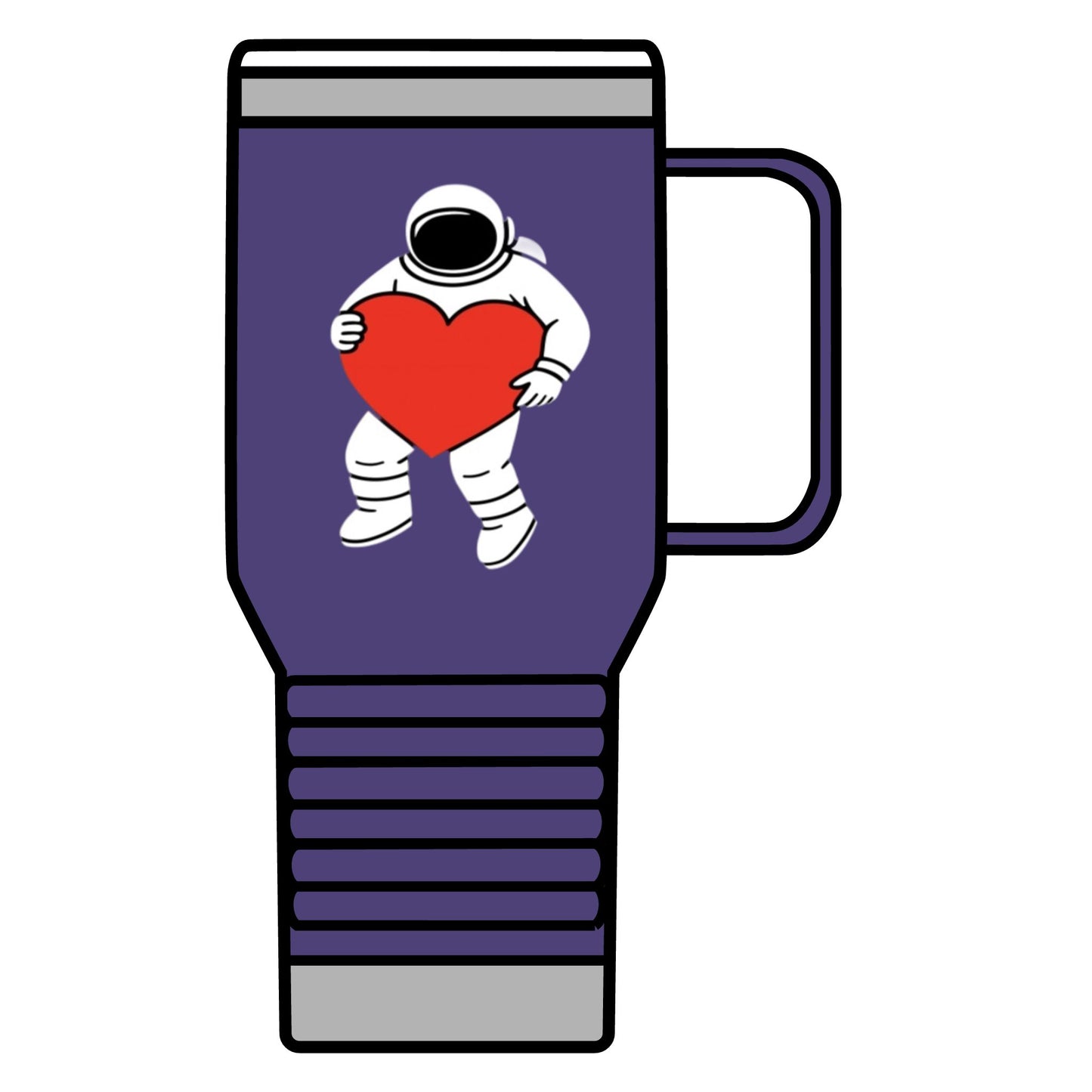 Astronaut Love Travel Mug, Cosmic Coffee Cup, Gift for Space Lovers, Heartwarming Travel Mug, Unique Space-Themed Drinkware, [...]