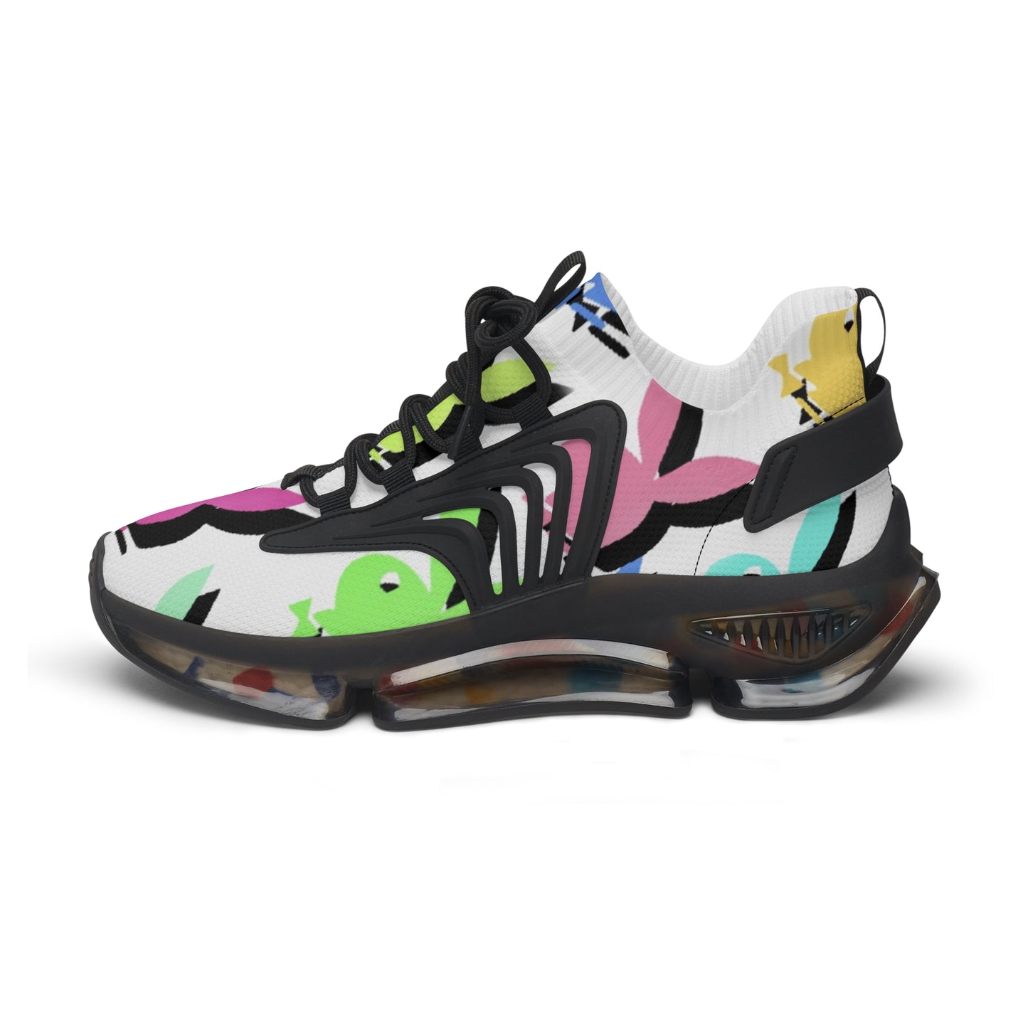 Whimsical Women's Mesh Sneakers - Colorful, Lightweight, Stylish for Daily Wear, Walking, Fitness, Spring, Summer Adventures