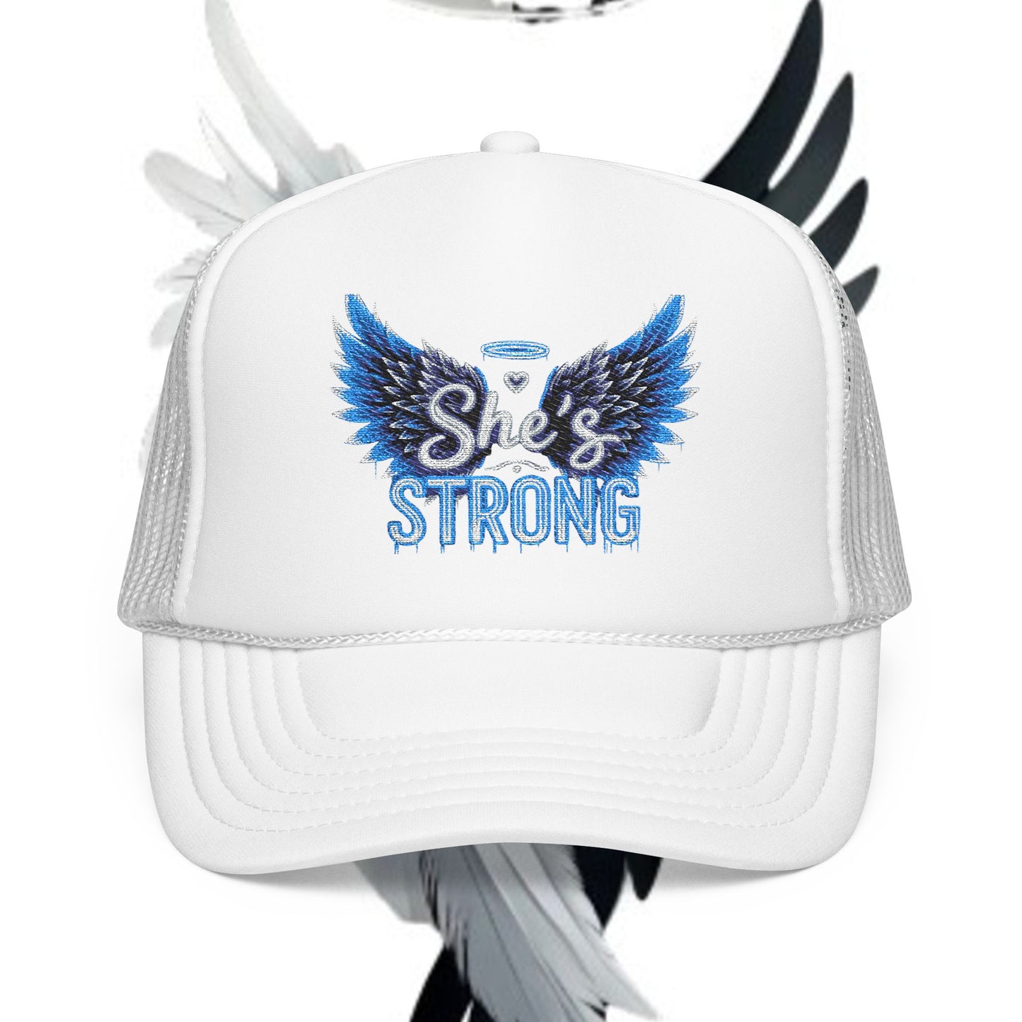 Embroidered Foam Trucker Hat - She Gifted Design