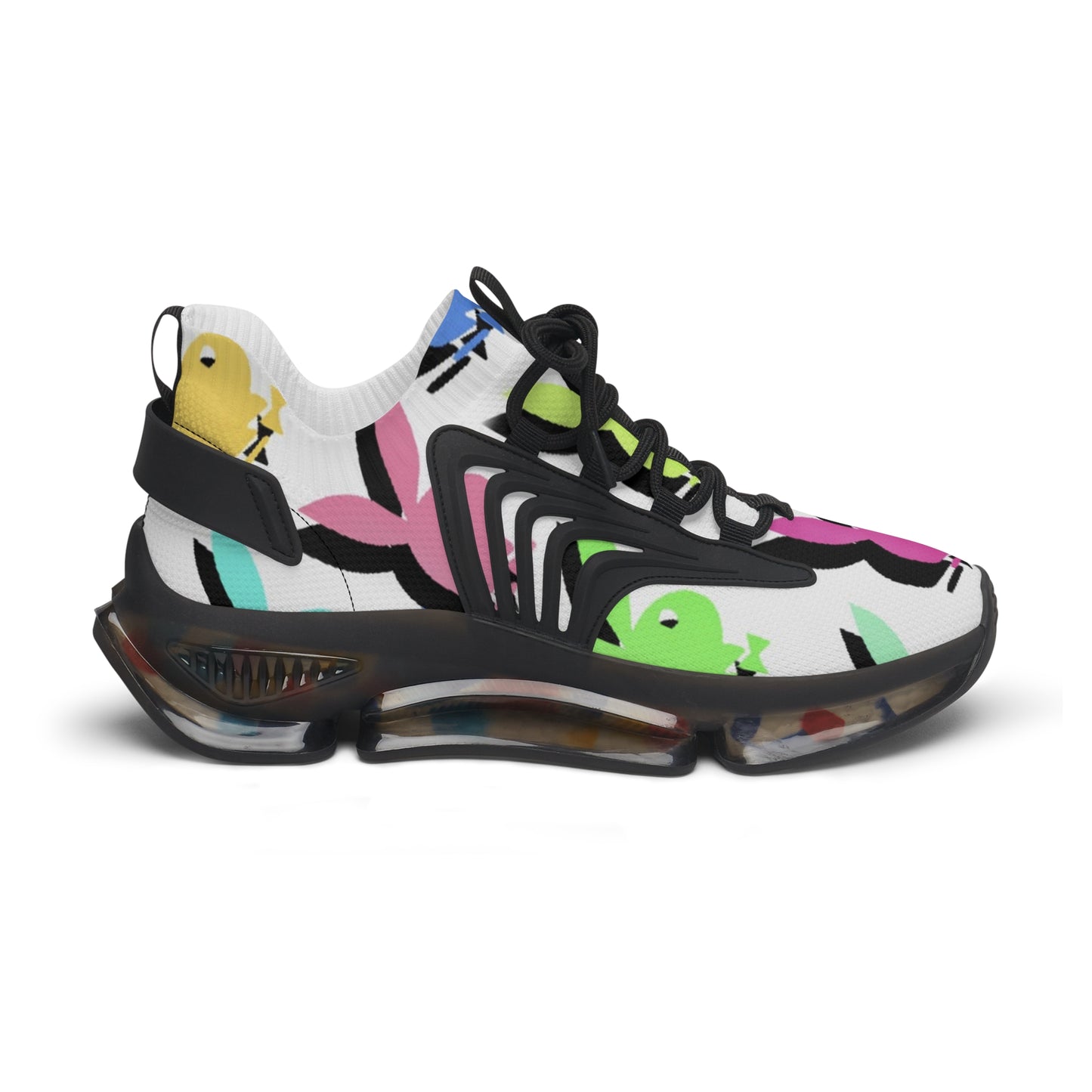 Whimsical Women's Mesh Sneakers - Colorful, Lightweight, Stylish for Daily Wear, Walking, Fitness, Spring, Summer Adventures