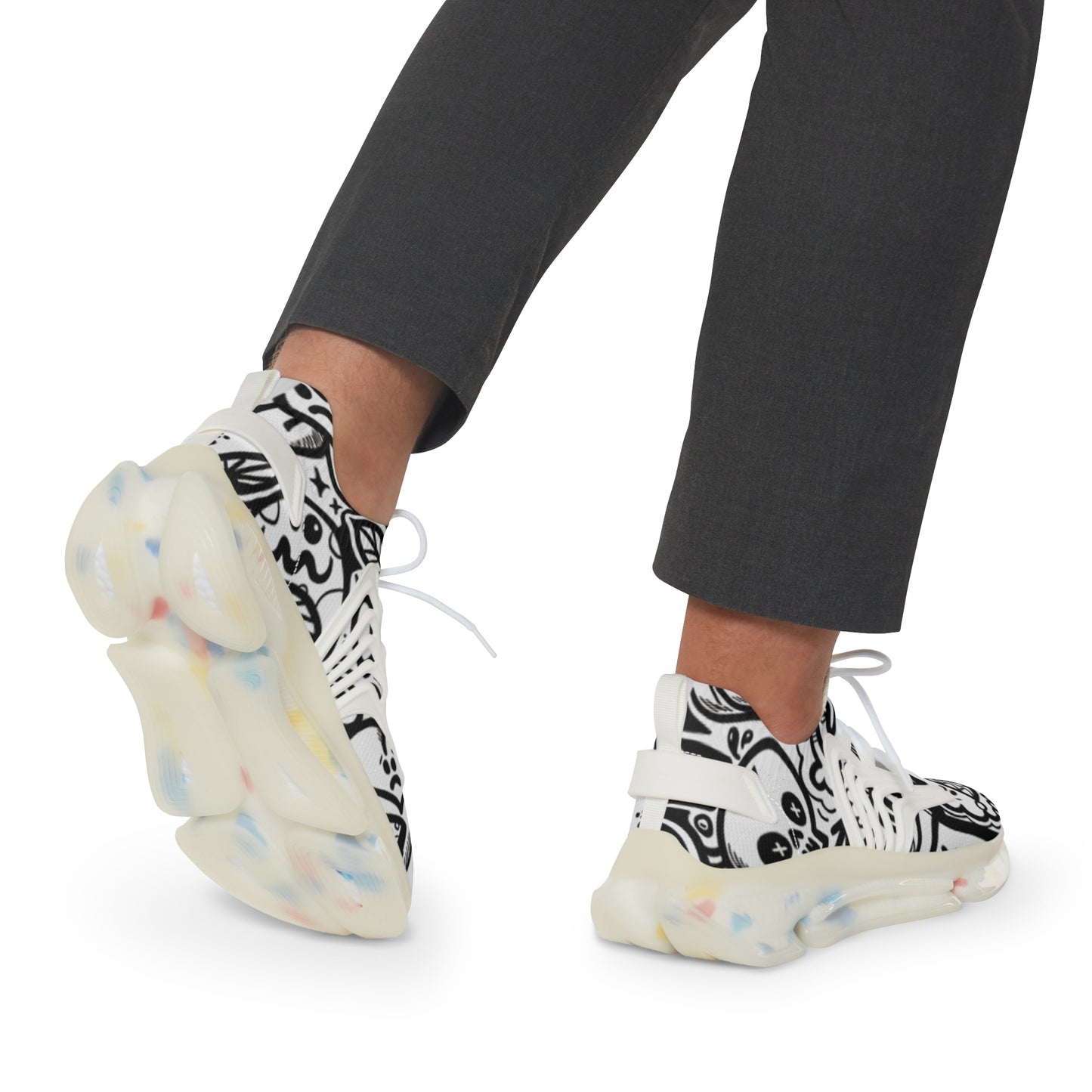 Stylish Graphic Sneakers for Men, Trendy Athletic Shoes, Unique Footwear, Casual Sneakers, Streetwear Shoes, Gift for Him