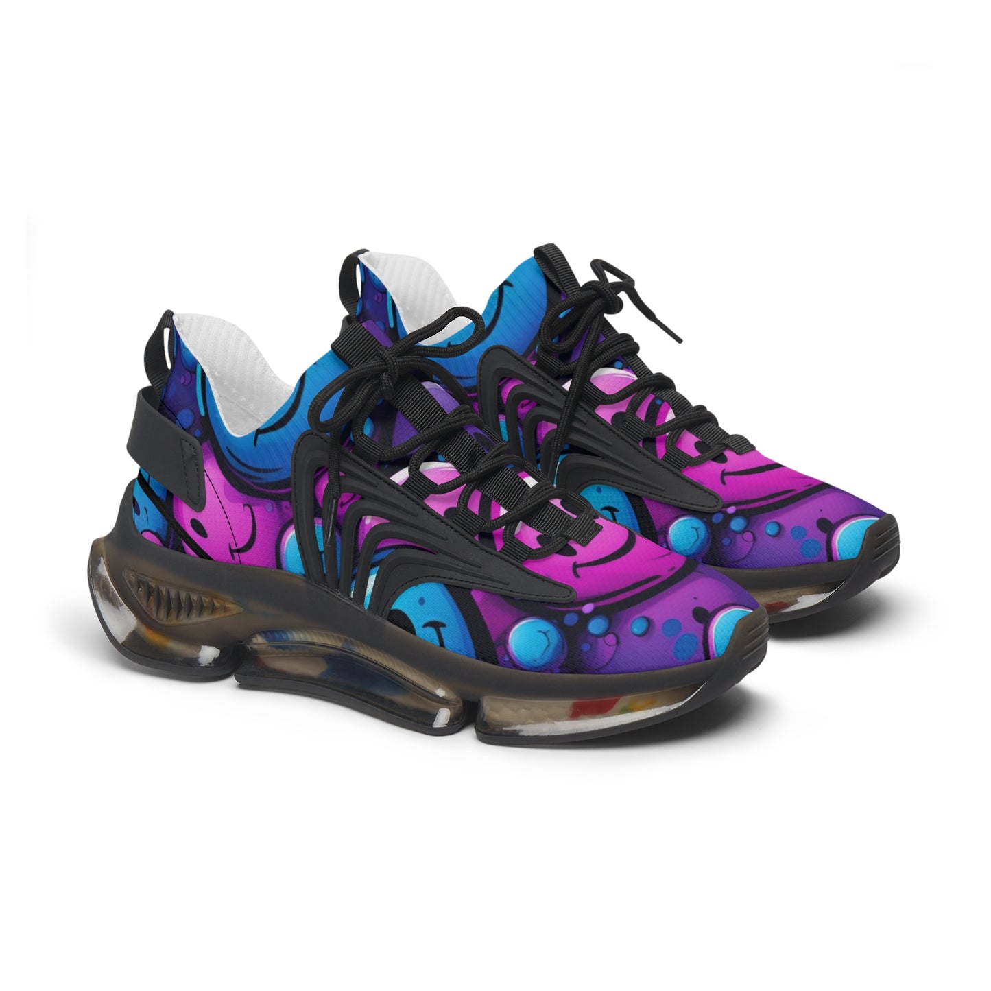Vibrant Women's Mesh Sneakers, Colorful Running Shoes, Trendy Athletic Footwear, Stylish Fitness Sneakers, Unique Sport Shoes, [...]