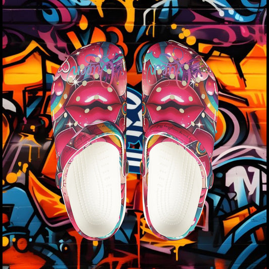 Foam Shoes - Queen with Colorful Design