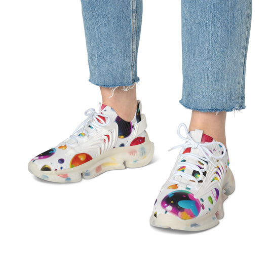 Sneakers with Candy Rain Design