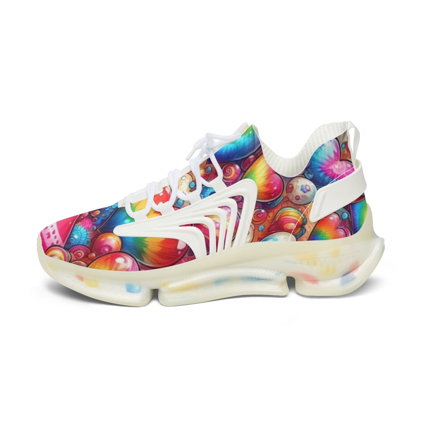 Vibrant Women's Mesh Sneakers - Colorful Sports Shoes for Active Lifestyle, Trendy Sneakers, Fashion Footwear, Gift for Her