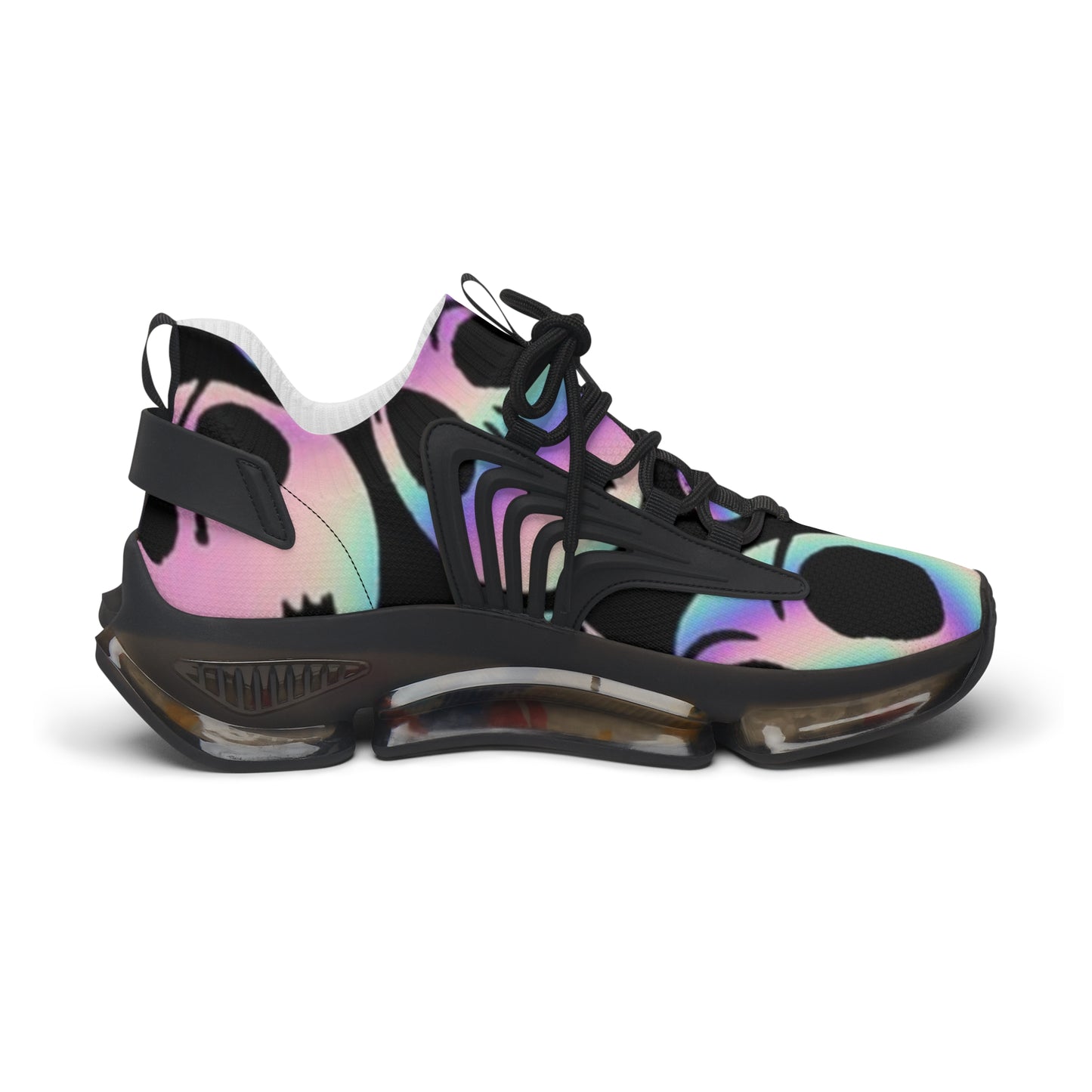 Sneakers - Halloween Colorful Ghost Print Women's Mesh Sneakers