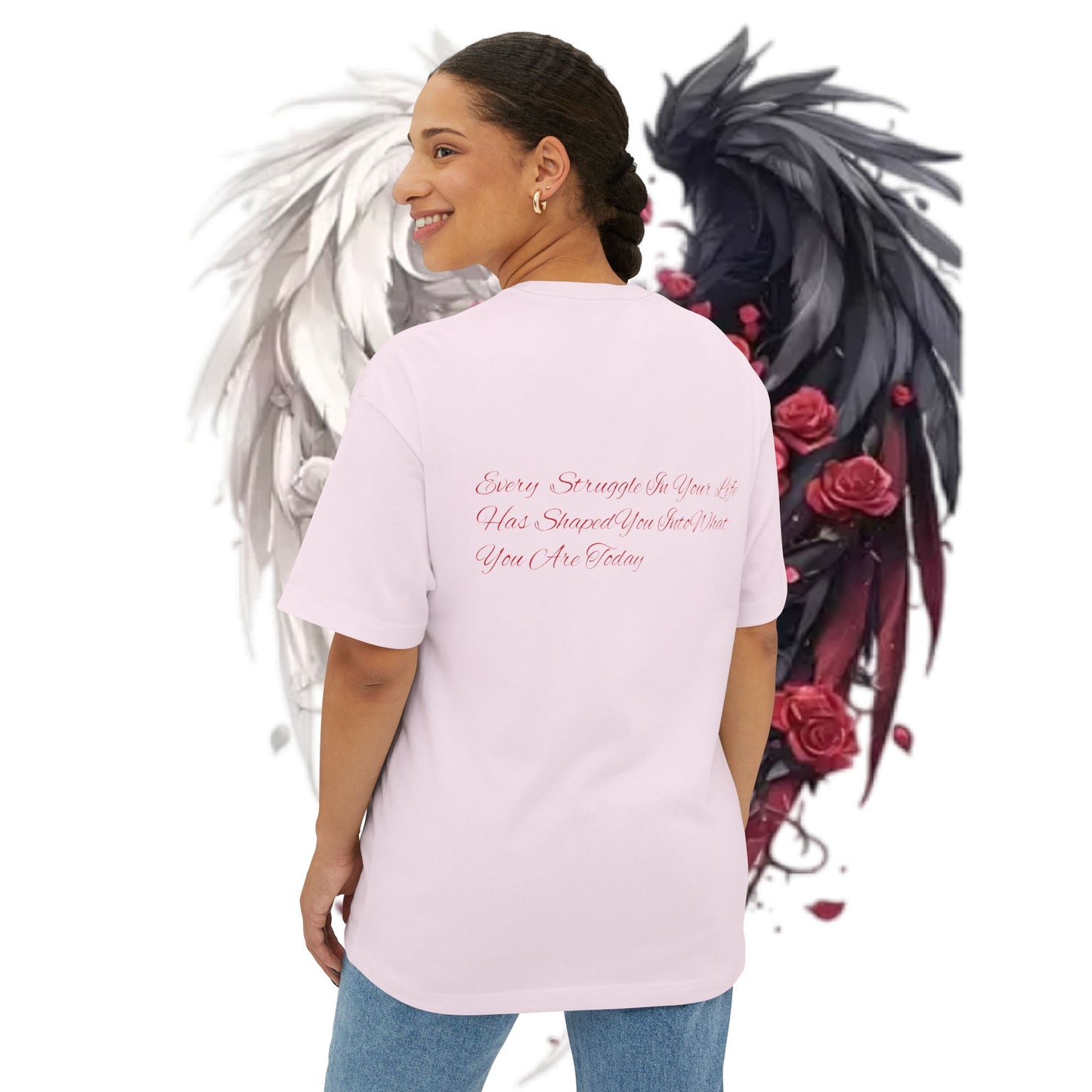 Oversized Tees Angel & Demon Collection - Celestial Streetwear Attitude