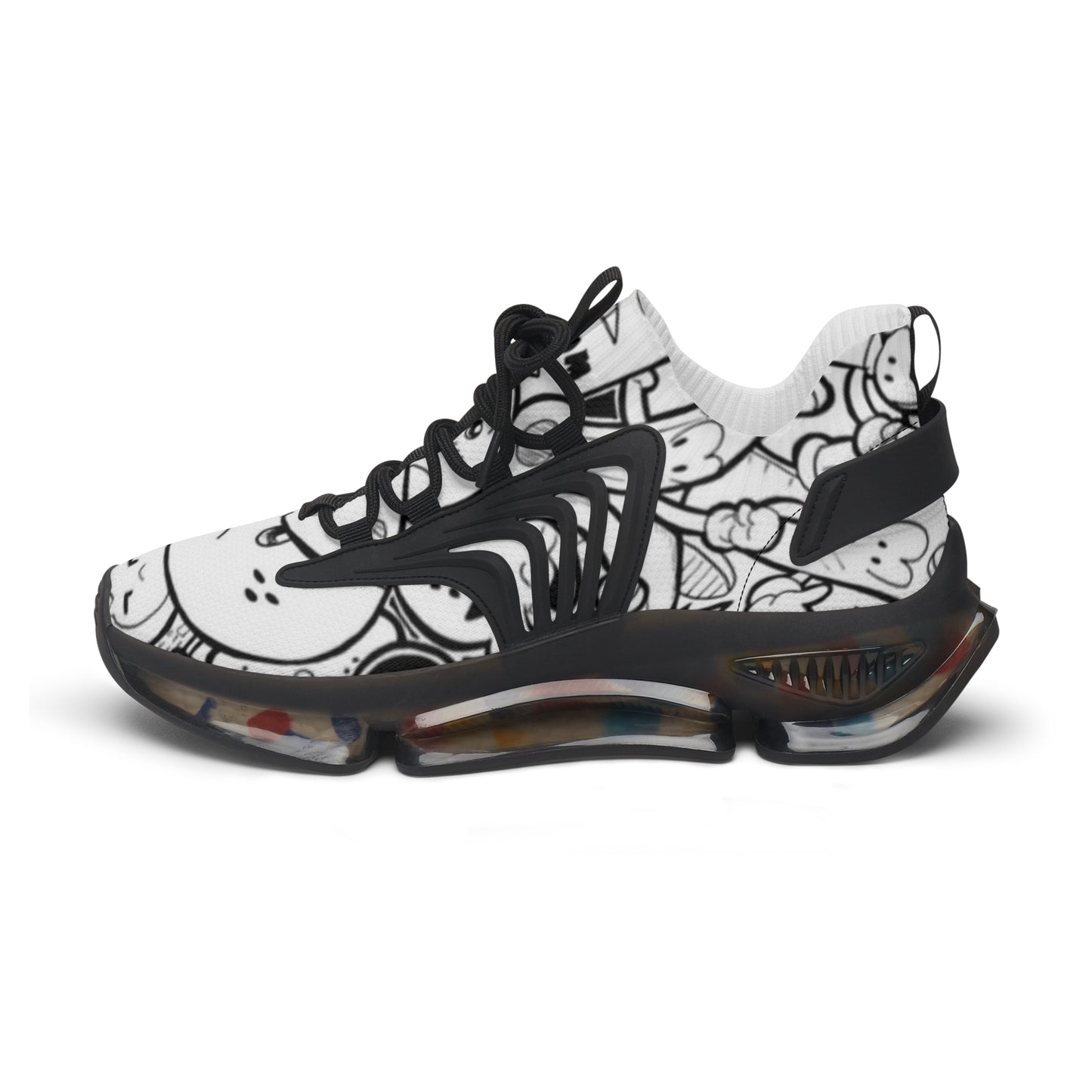Chic Women's Mesh Sneakers, Trendy Athletic Shoes, Breathable Walking Shoes, Unique Style Footwear, Comfortable Casual Sneakers