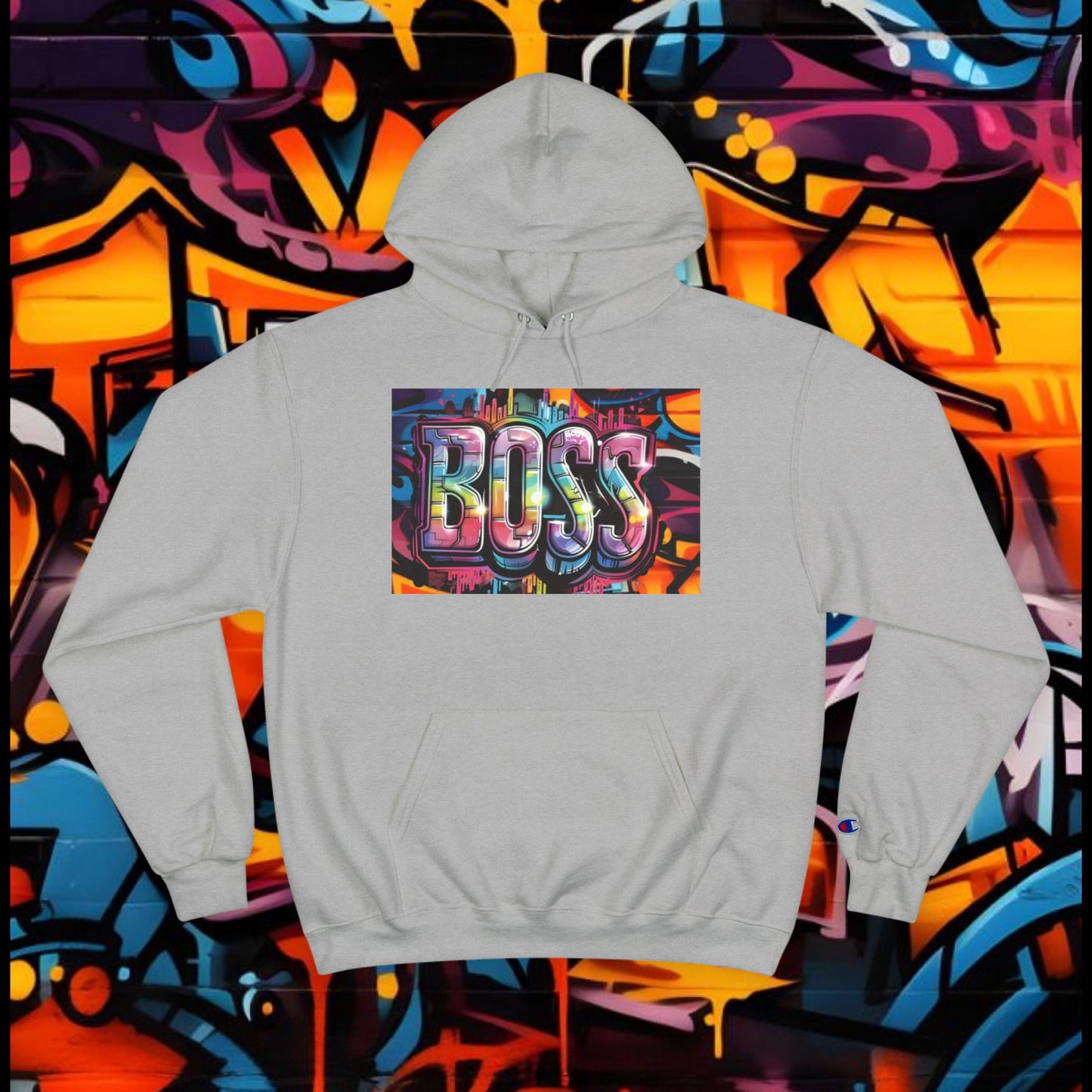 Boss Graffiti Hoodie - Street Style Sweatshirt, Urban Fashion, Gift for Him/Her, Trendy Outfit, Unique Graphic Apparel