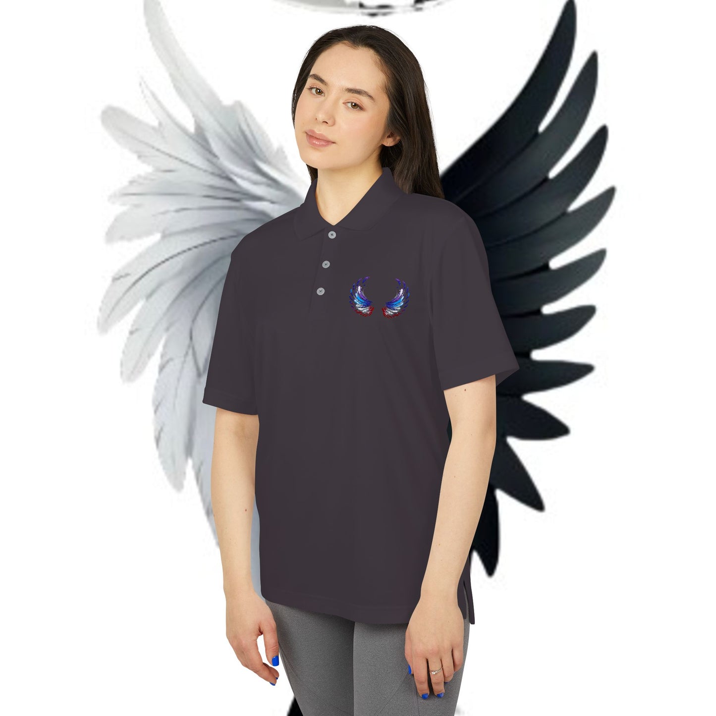 Polo Shirt Butterfly Wing Design