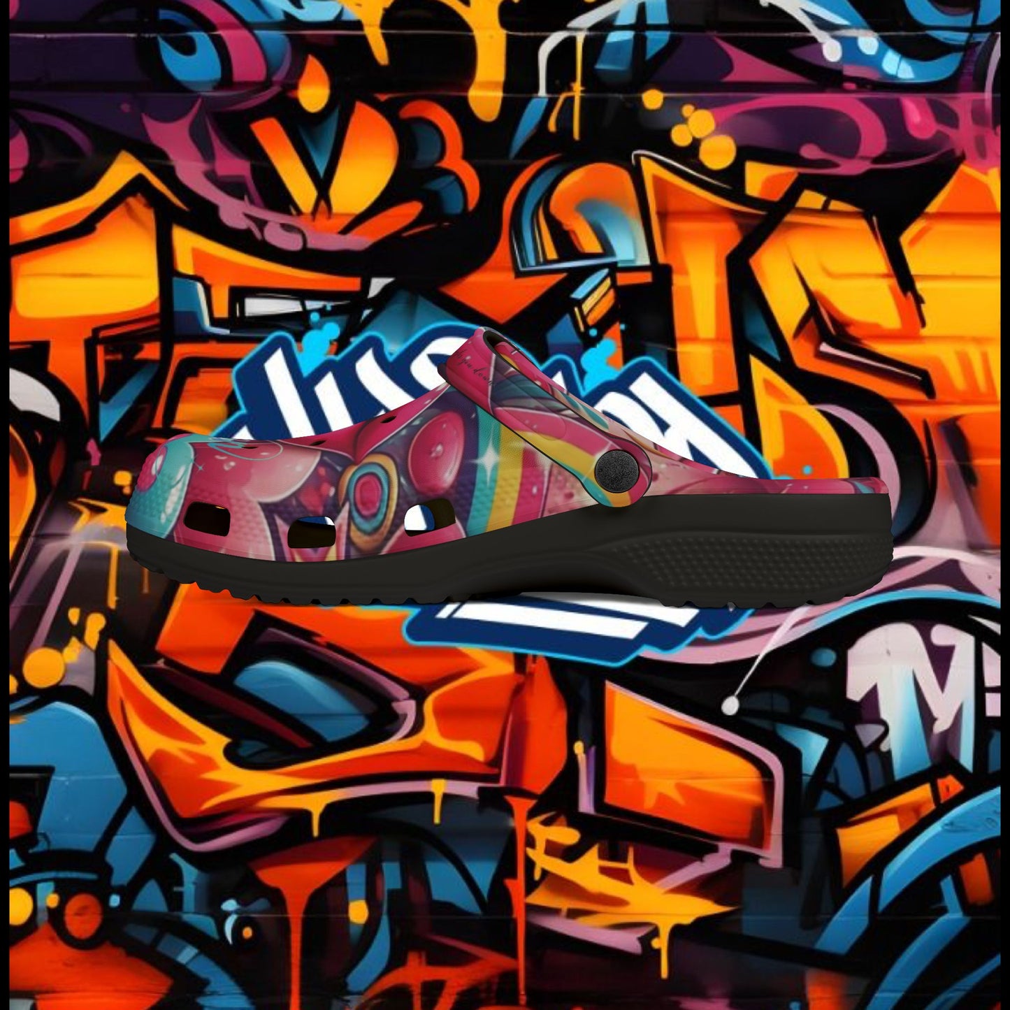 Foam Shoes - Queen with Colorful Design