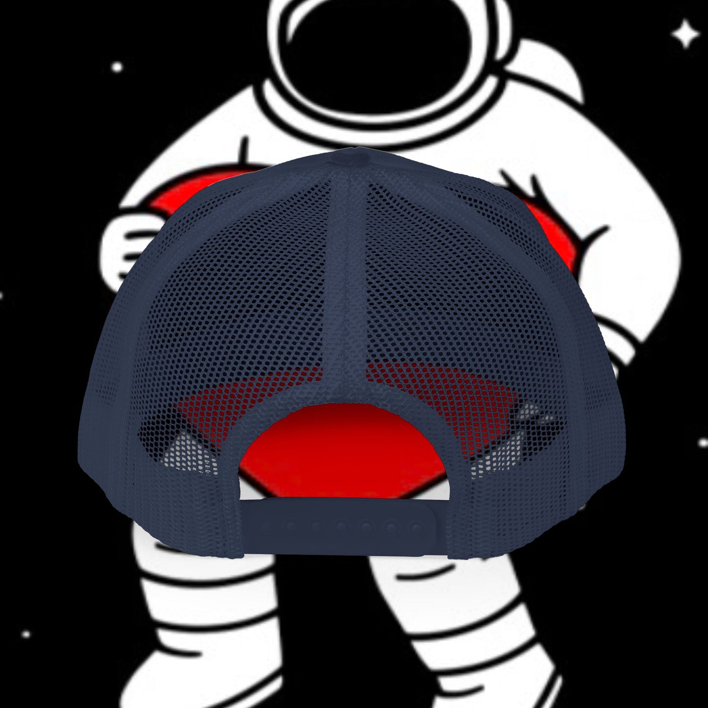 Astronaut Heart Snapback Cap, Cool Trucker Hat for Space Lovers, Unique Gift for Birthdays, Holidays, Adventure, Outdoor Wear