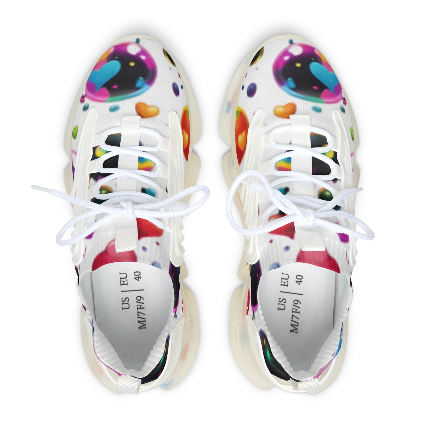 Sneakers with Candy Rain Design