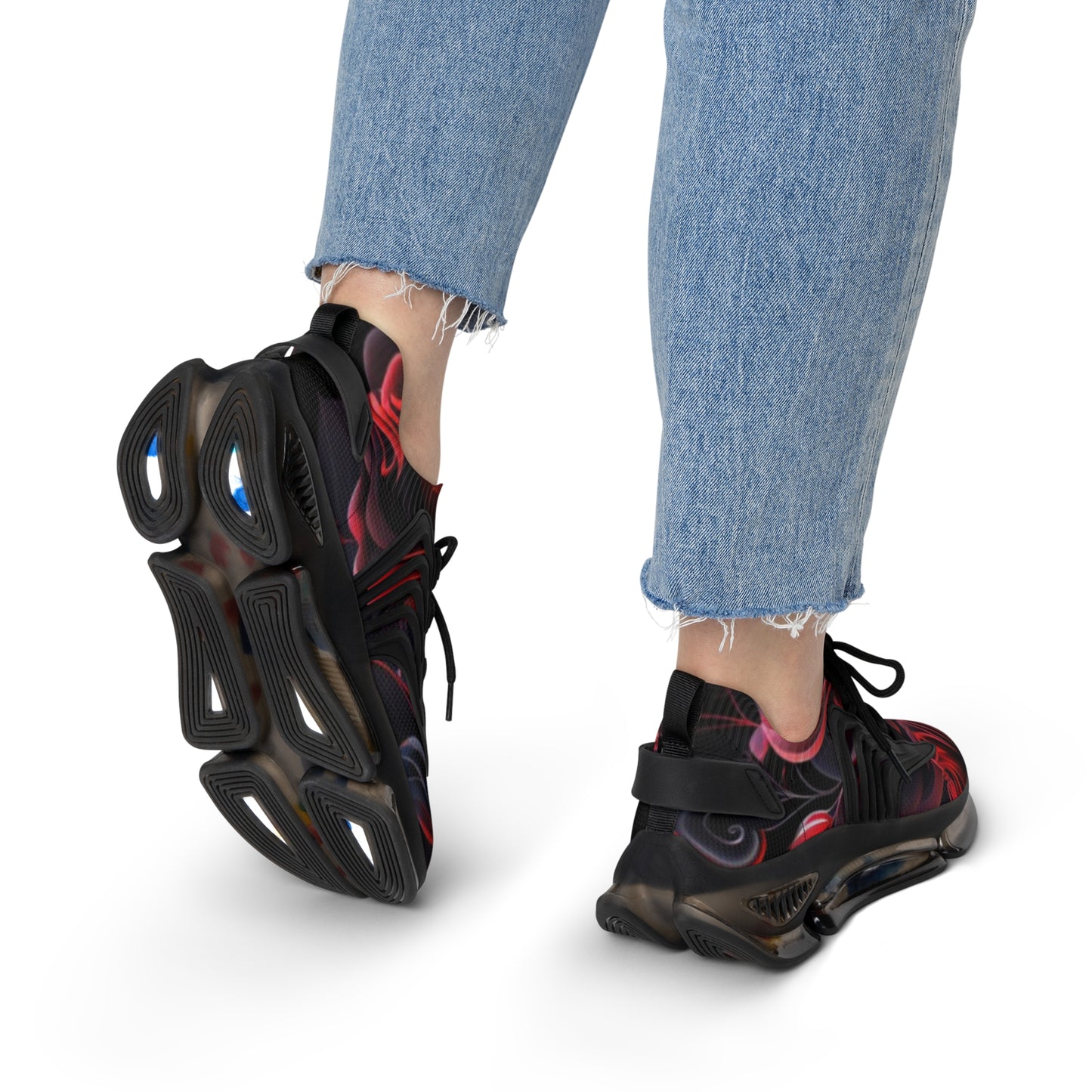 Vibrant Women's Mesh Sneakers, Stylish Athletic Shoes, Trendy Summer Sneakers, Colorful Fashion Sneakers, Fitness and Fashion Footwear