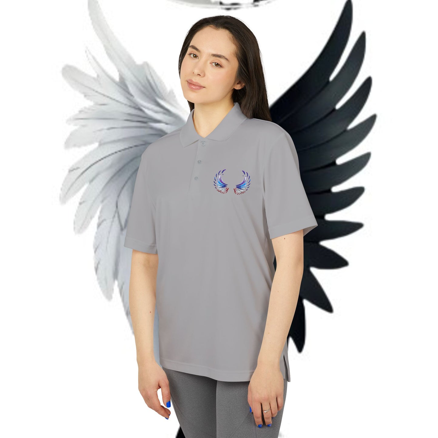 Polo Shirt Butterfly Wing Design