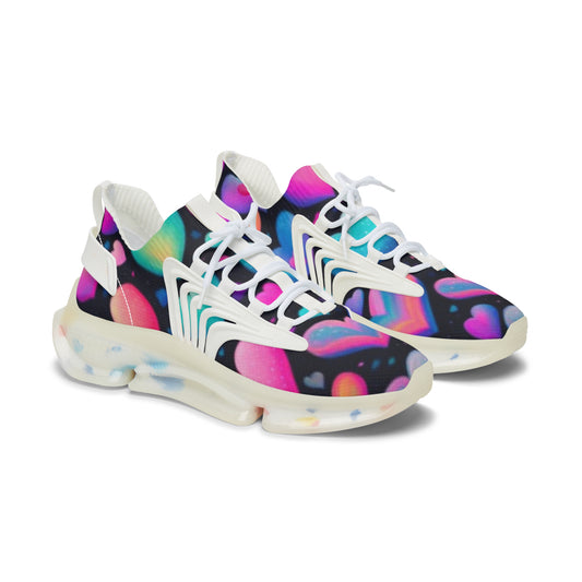 Colorful Comfort Women's Mesh Sneakers, Trendy Sneakers for Everyday Wear, Perfect for Celebrations, Festival Footwear, Fashion Sneakers