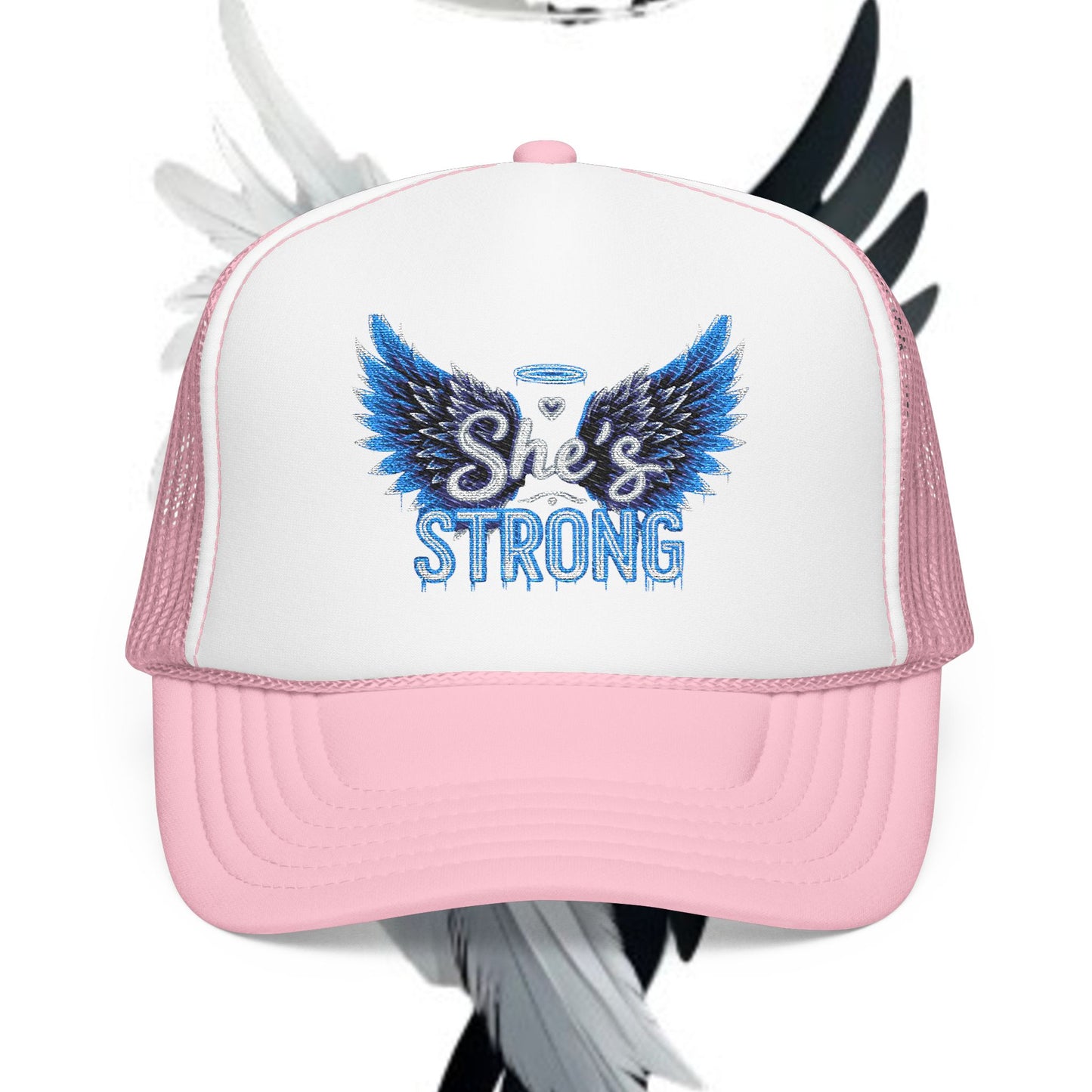 Embroidered Foam Trucker Hat - She Gifted Design