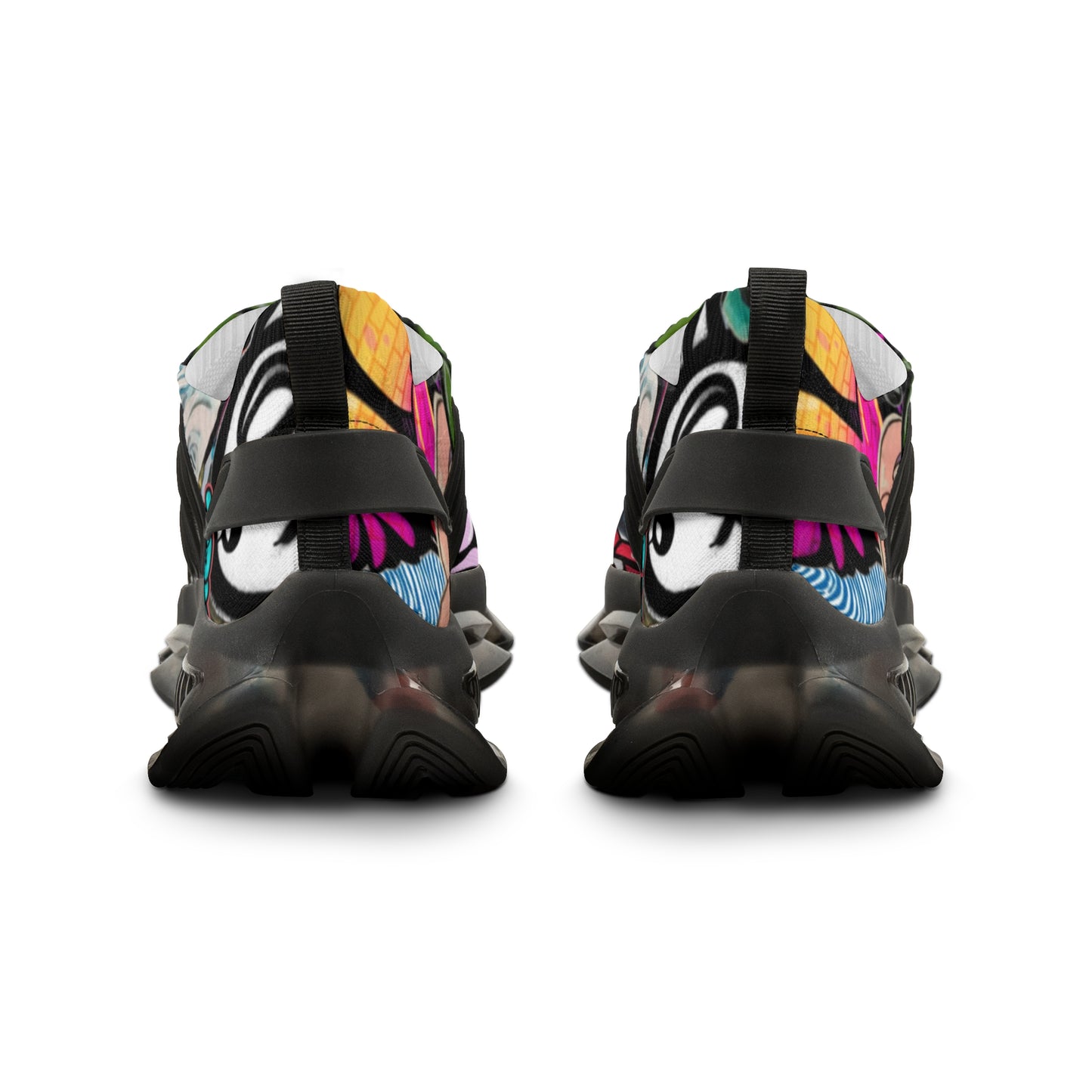 Colorful Men's Mesh Sneakers for Trendy Casual Wear, Street Style Shoes, Athletic Footwear, Unique Gift for Fashion Lovers
