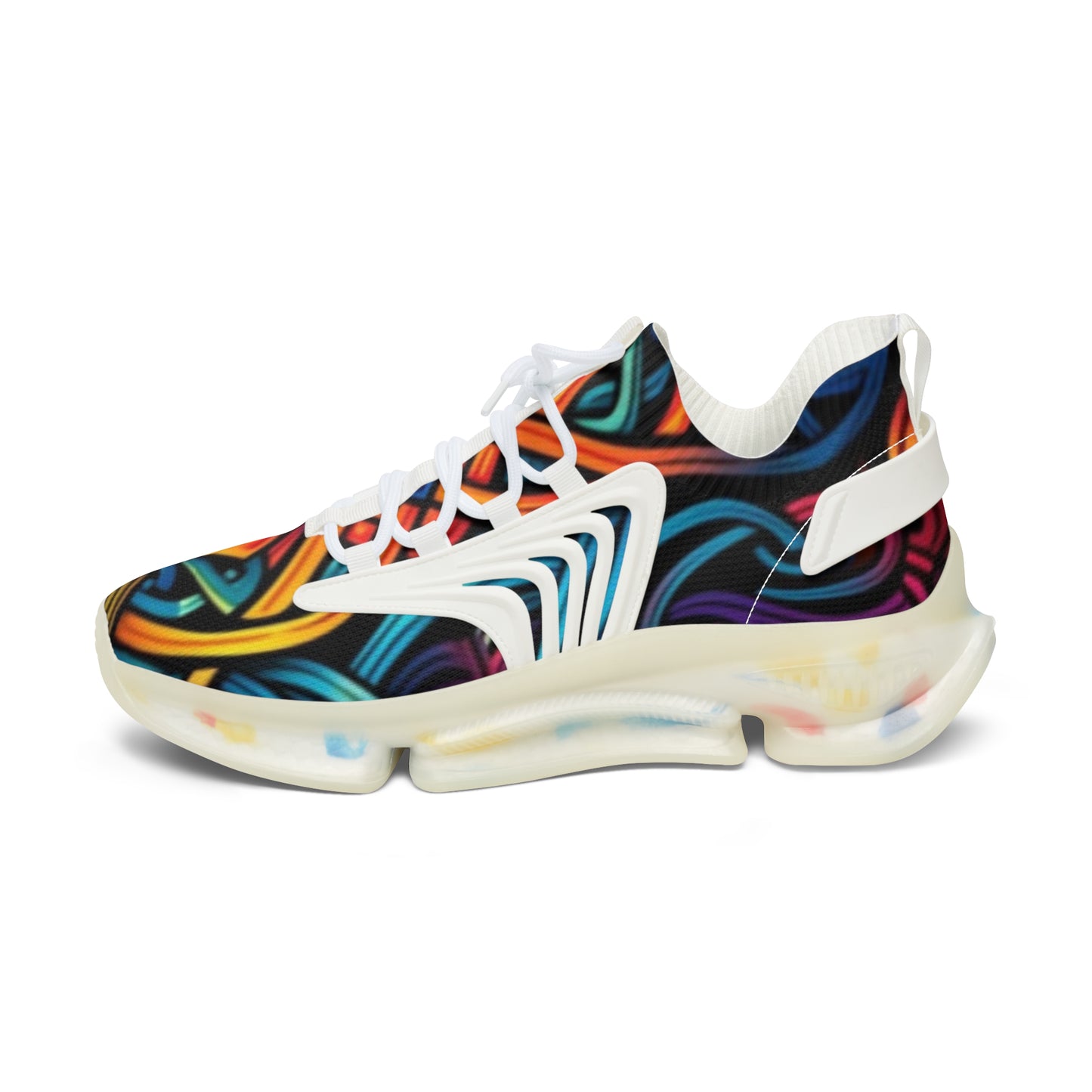 Vibrant Women's Mesh Sneakers | Trendy Athletic Shoes for Fashionistas, Casual Wear, Running, Gift for Her, Summer Vibes