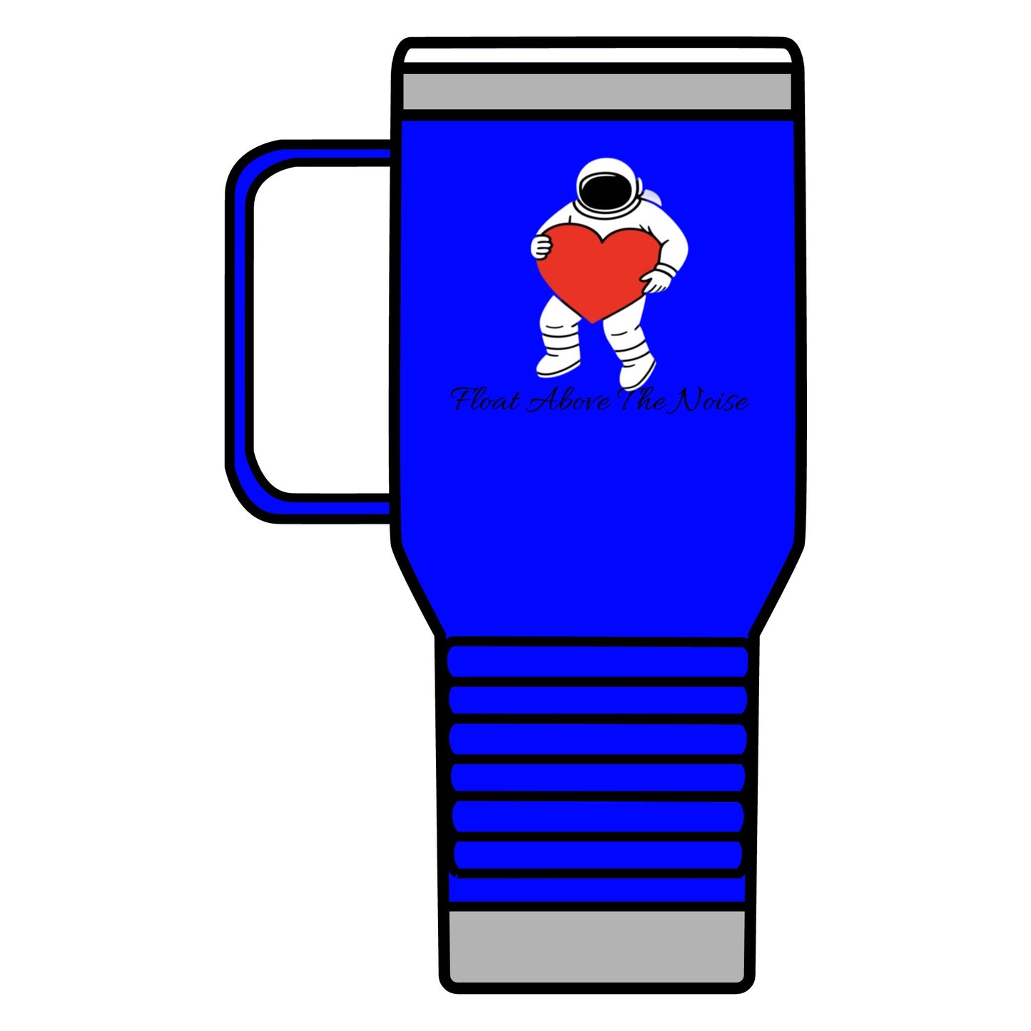 Astronaut Love Travel Mug, Cosmic Coffee Cup, Gift for Space Lovers, Heartwarming Travel Mug, Unique Space-Themed Drinkware, [...]
